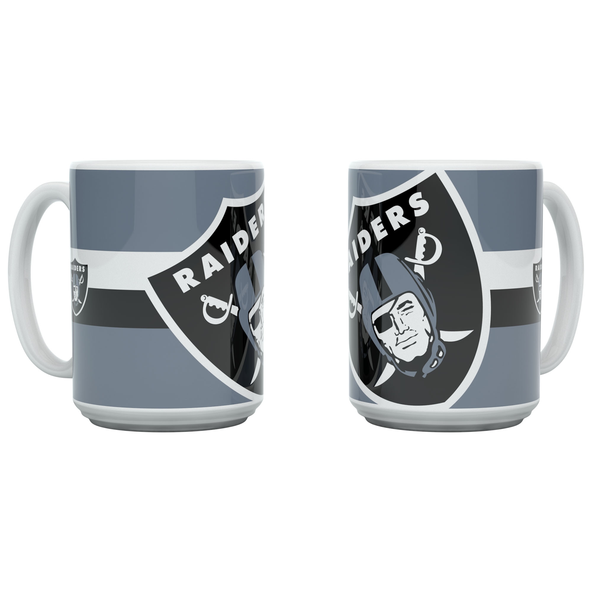 Las Vegas Raiders Triple Logo Jumbo NFL Mug (450 ml)