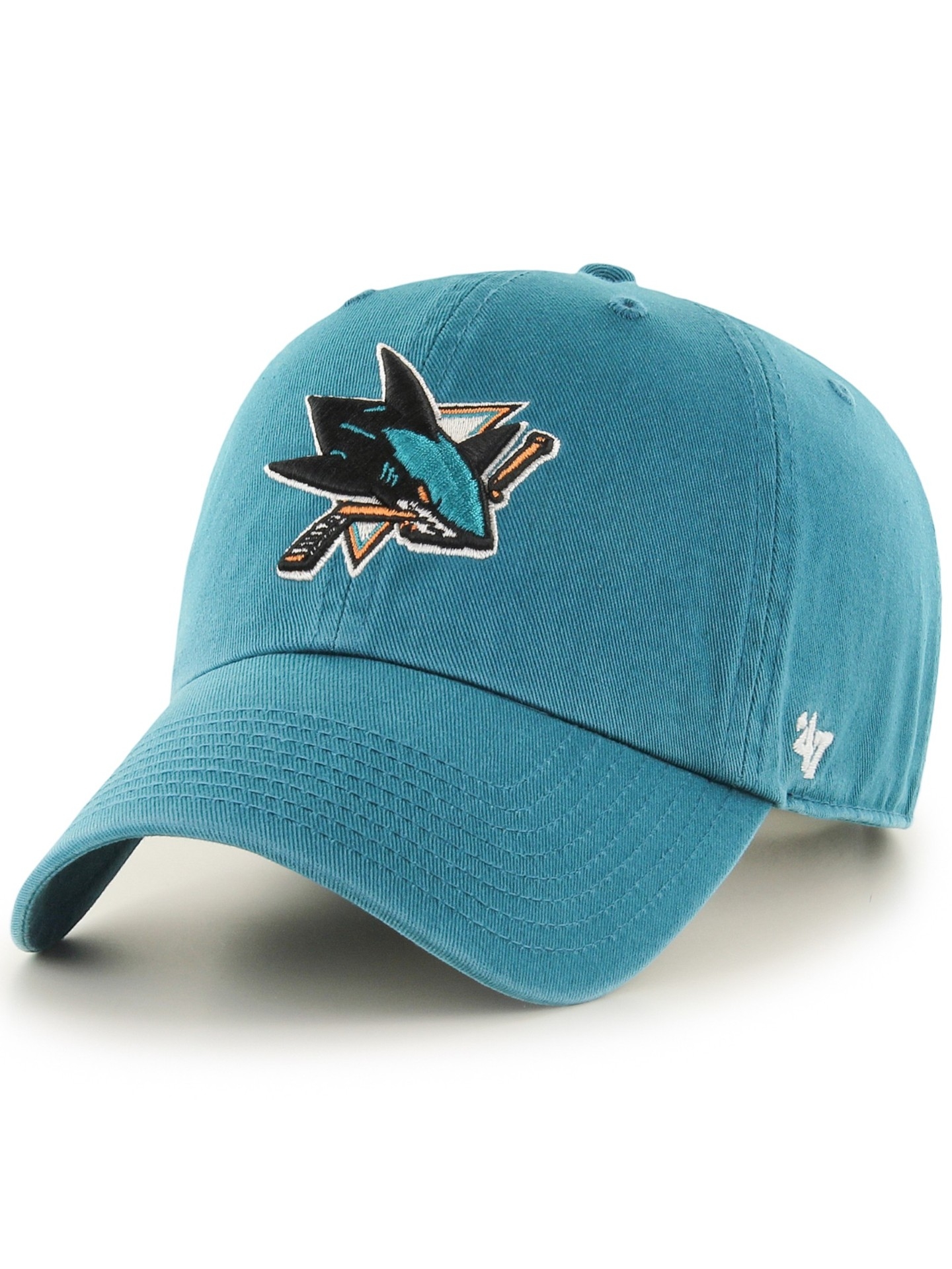 San Jose Sharks '47 Clean Up Adjustable NHL Cap Teal