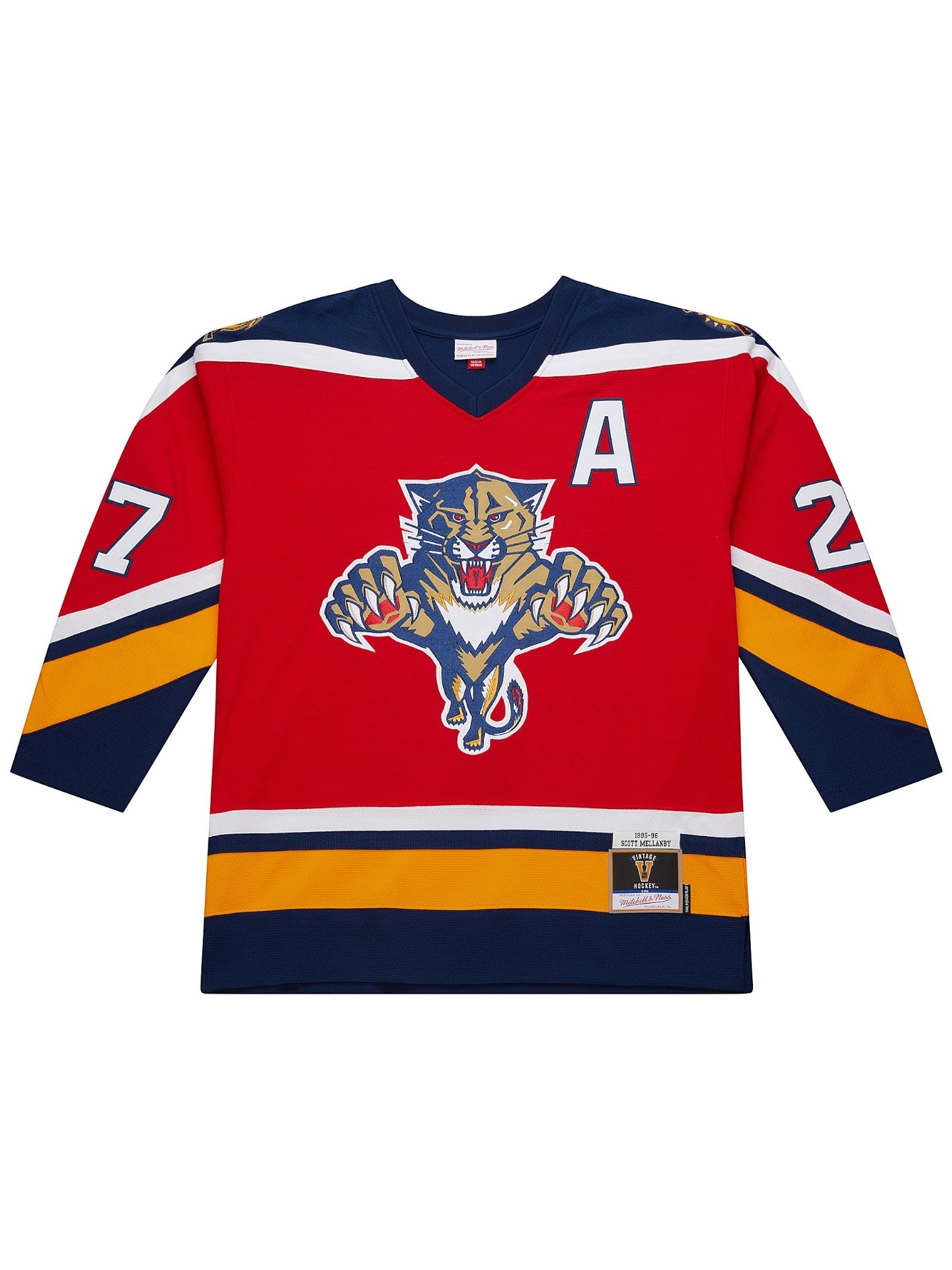 Scott Mellanby #27 Florida Panthers 1995-96 Premium Power Play NHL Trikot Rot