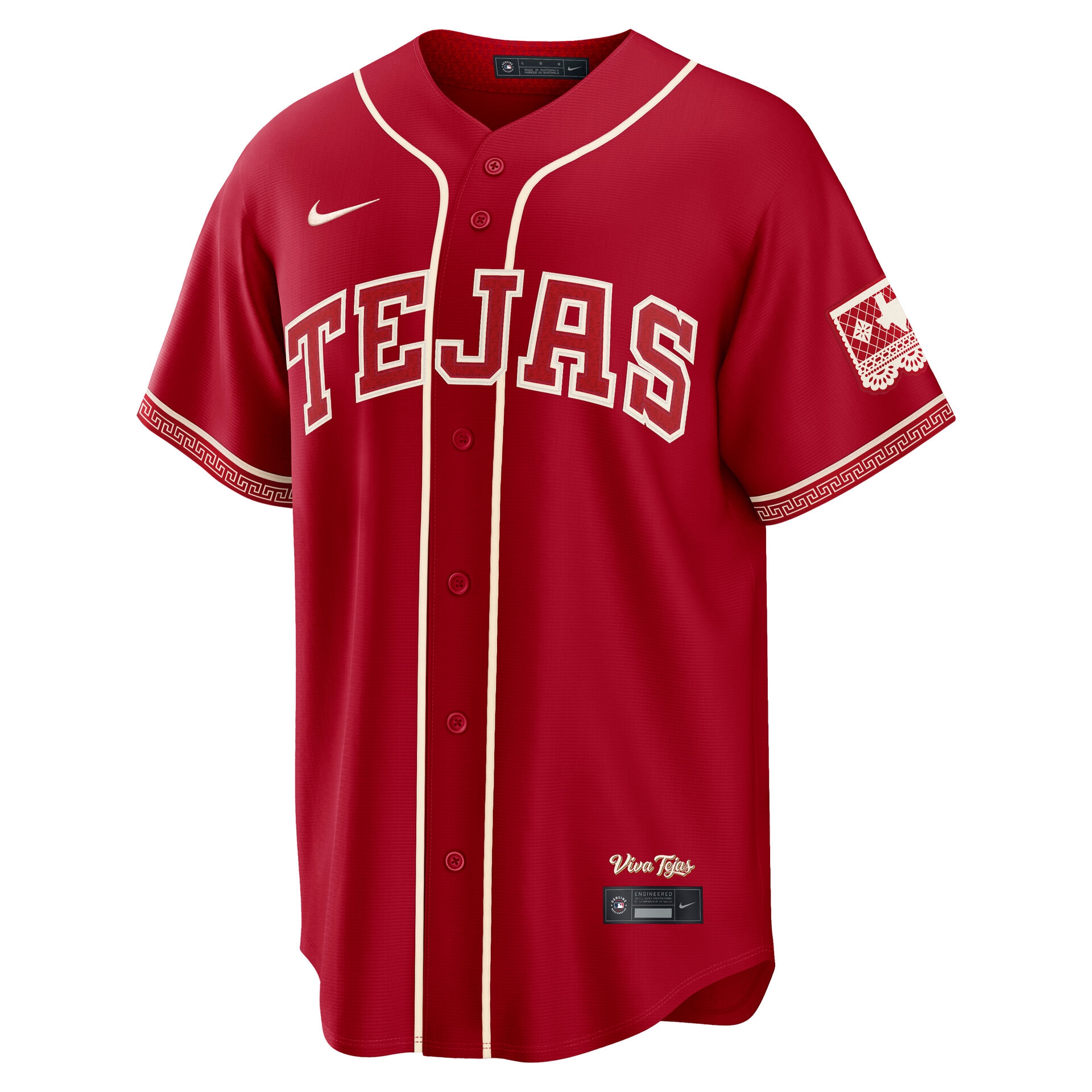 Texas Rangers 2026 City Connect Stadium MLB Trikot Rot