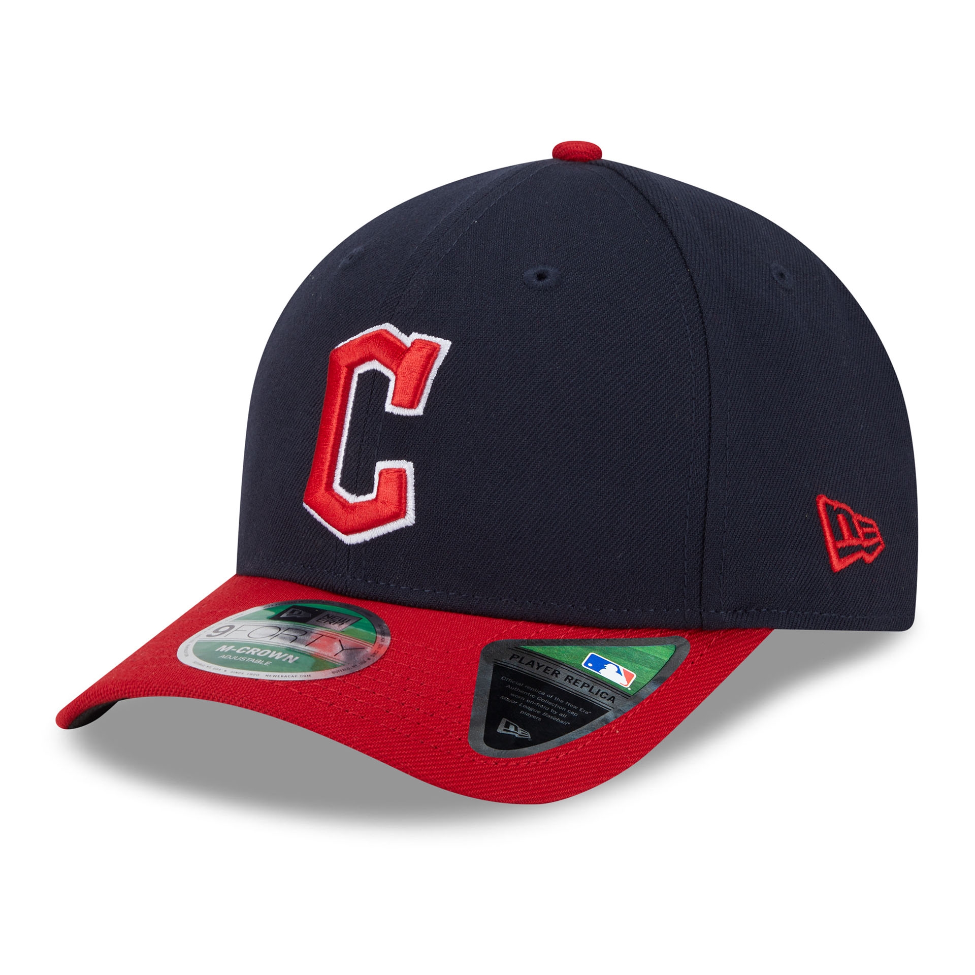 Cleveland Guardians MLB Player Replica 9FORTY M-Crown Snapback Cap Road