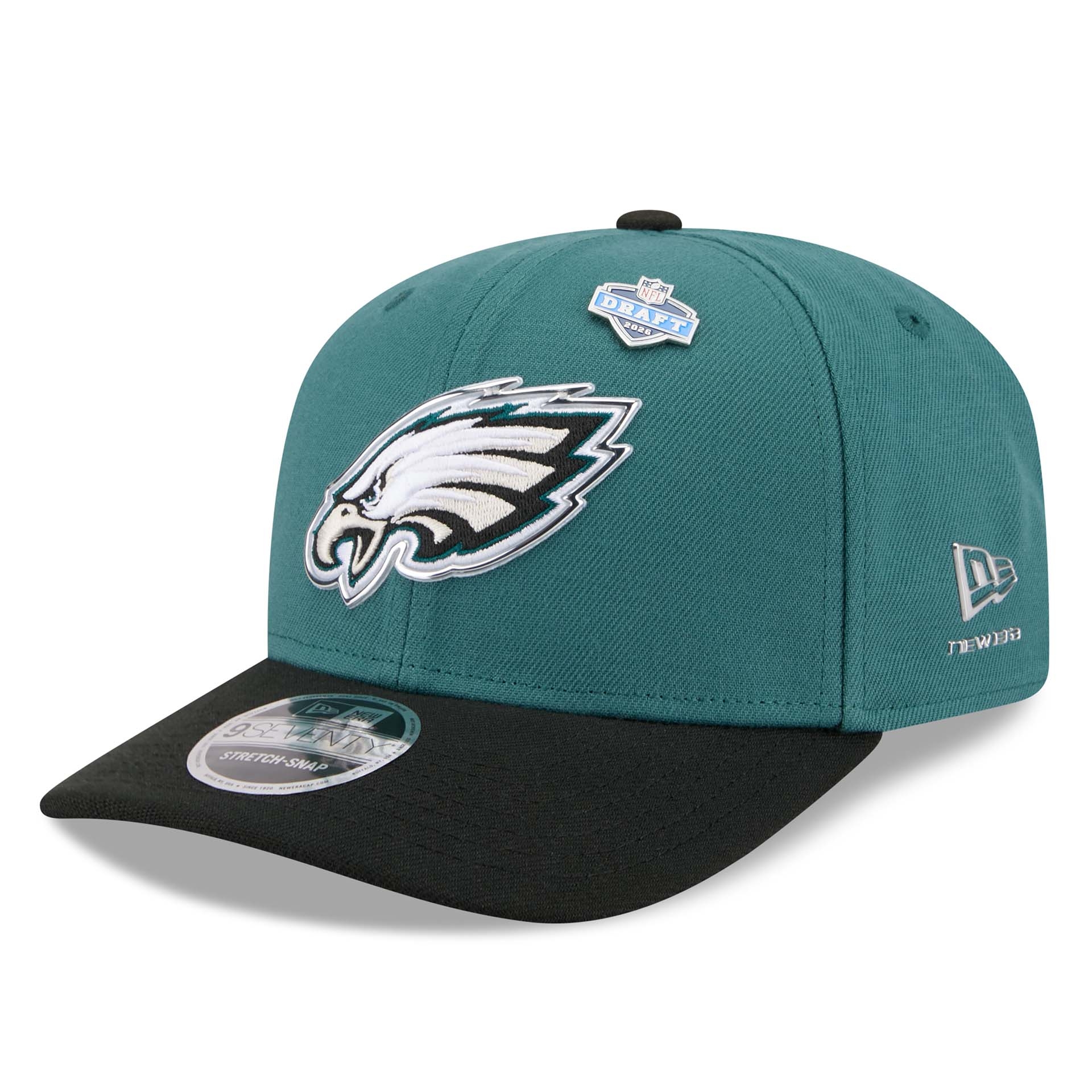 Philadelphia Eagles 2026 NFL Draft 9SEVENTY Stretch-Snap Cap