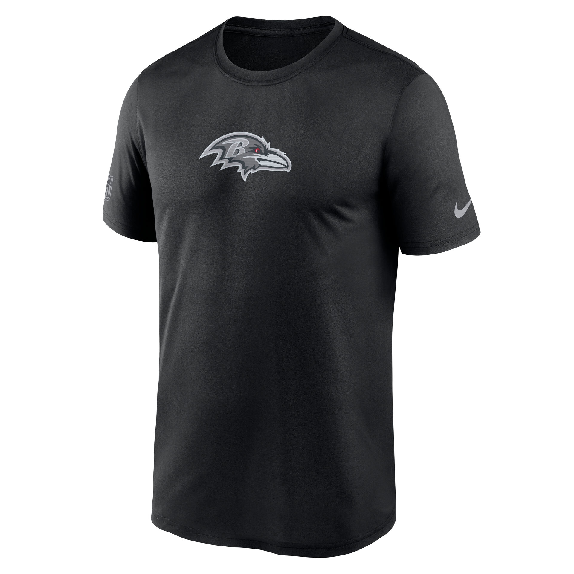 Baltimore Ravens 2026 NFL Sideline Lead The Charge Legend T-Shirt Schwarz