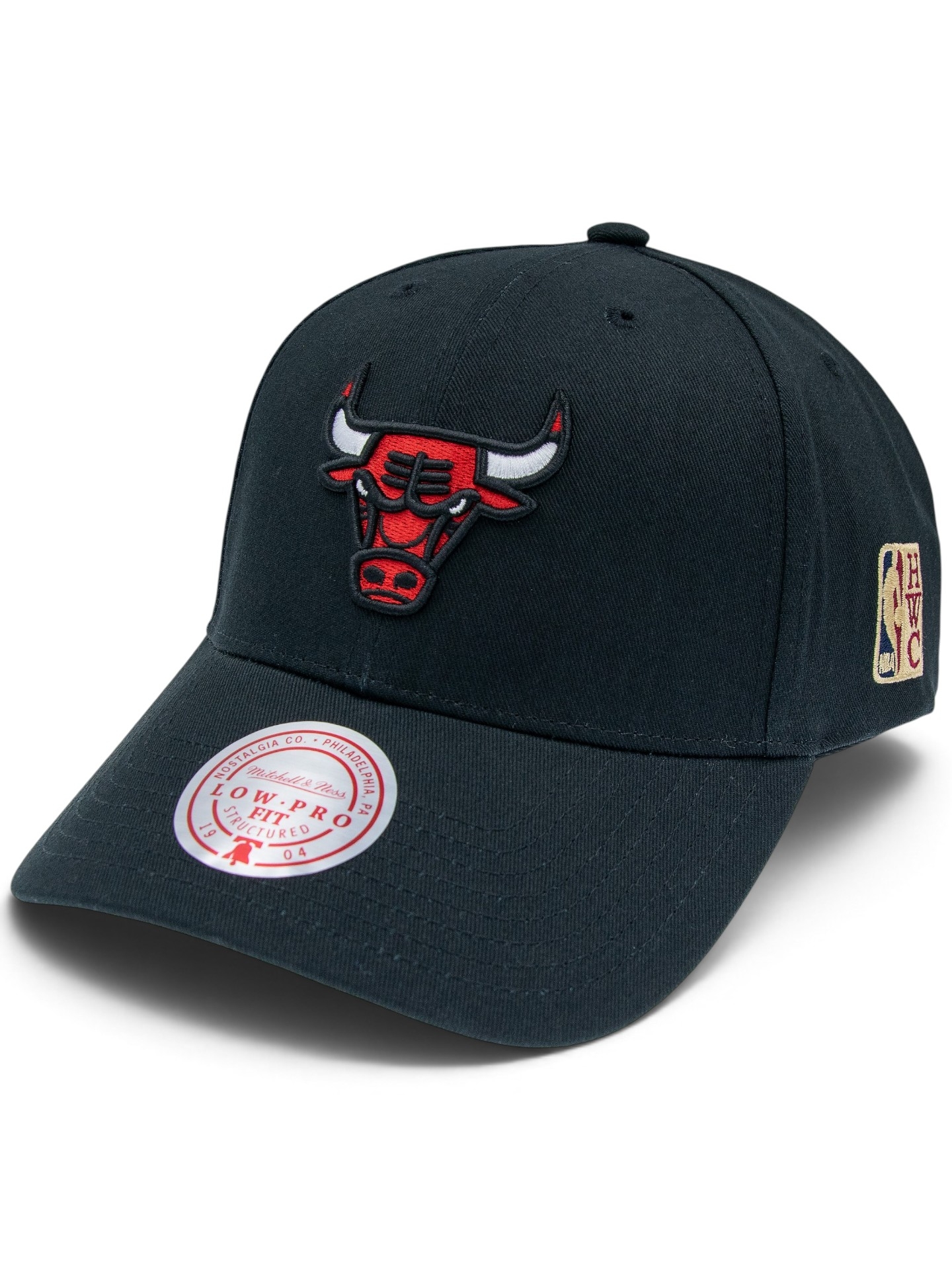 Chicago Bulls HWC Low Pro Snapback NBA Cap Black