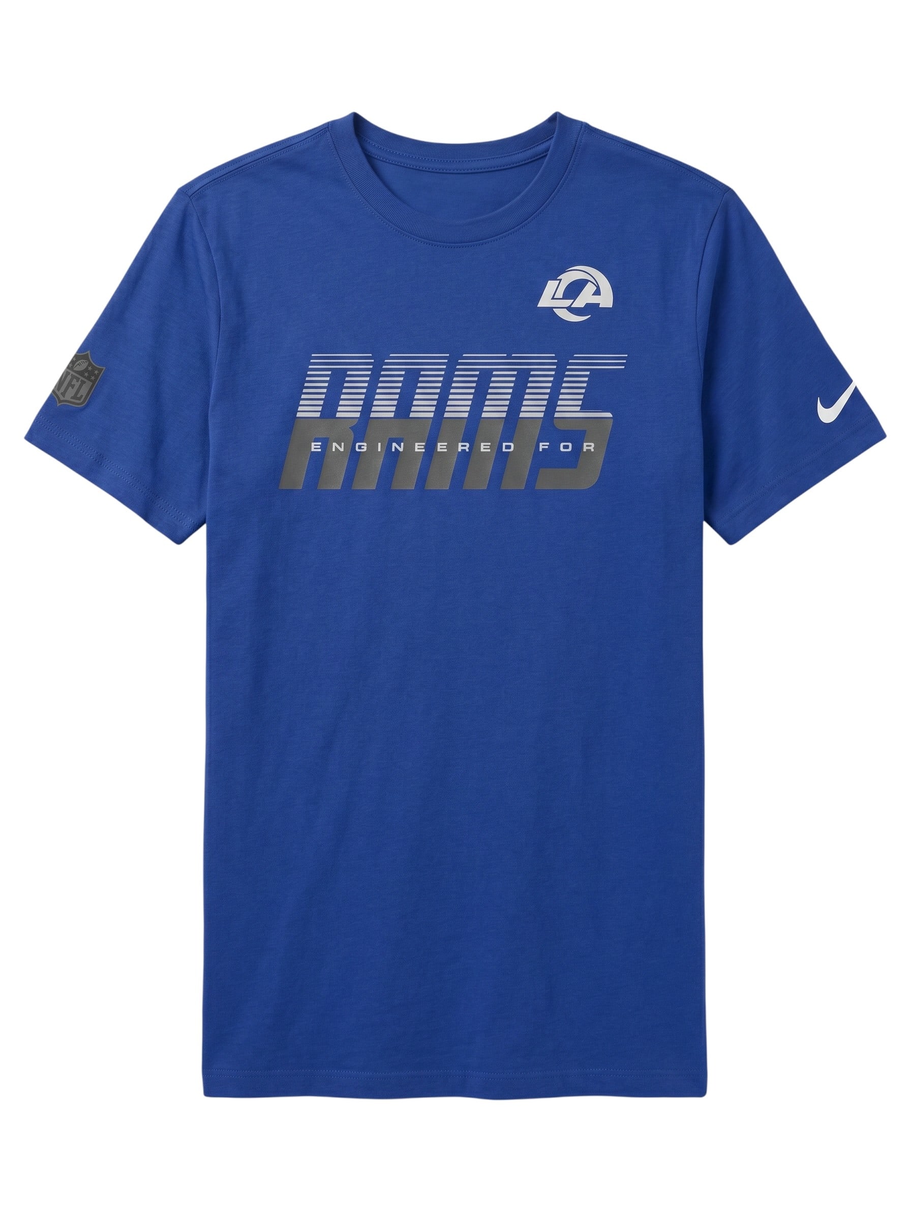 Los Angeles Rams 2026 NFL Sideline Team Issue Dri-Fit T-Shirt Blau