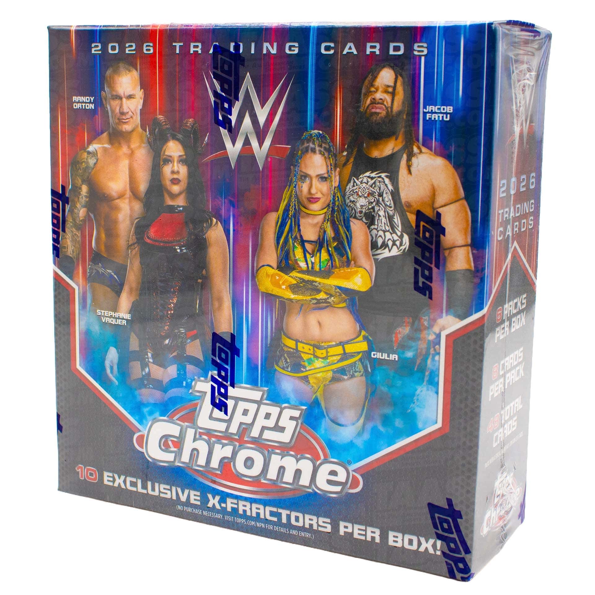2026 Topps Chrome WWE Wrestling Mega Box