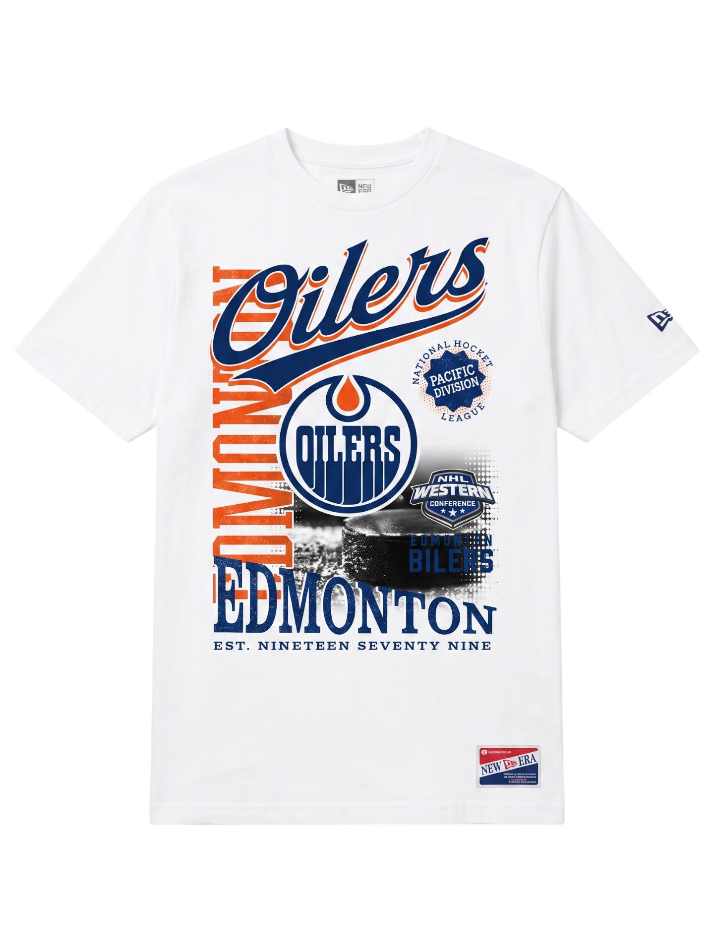 Edmonton Oilers Division Oversized NHL T-Shirt Weiß