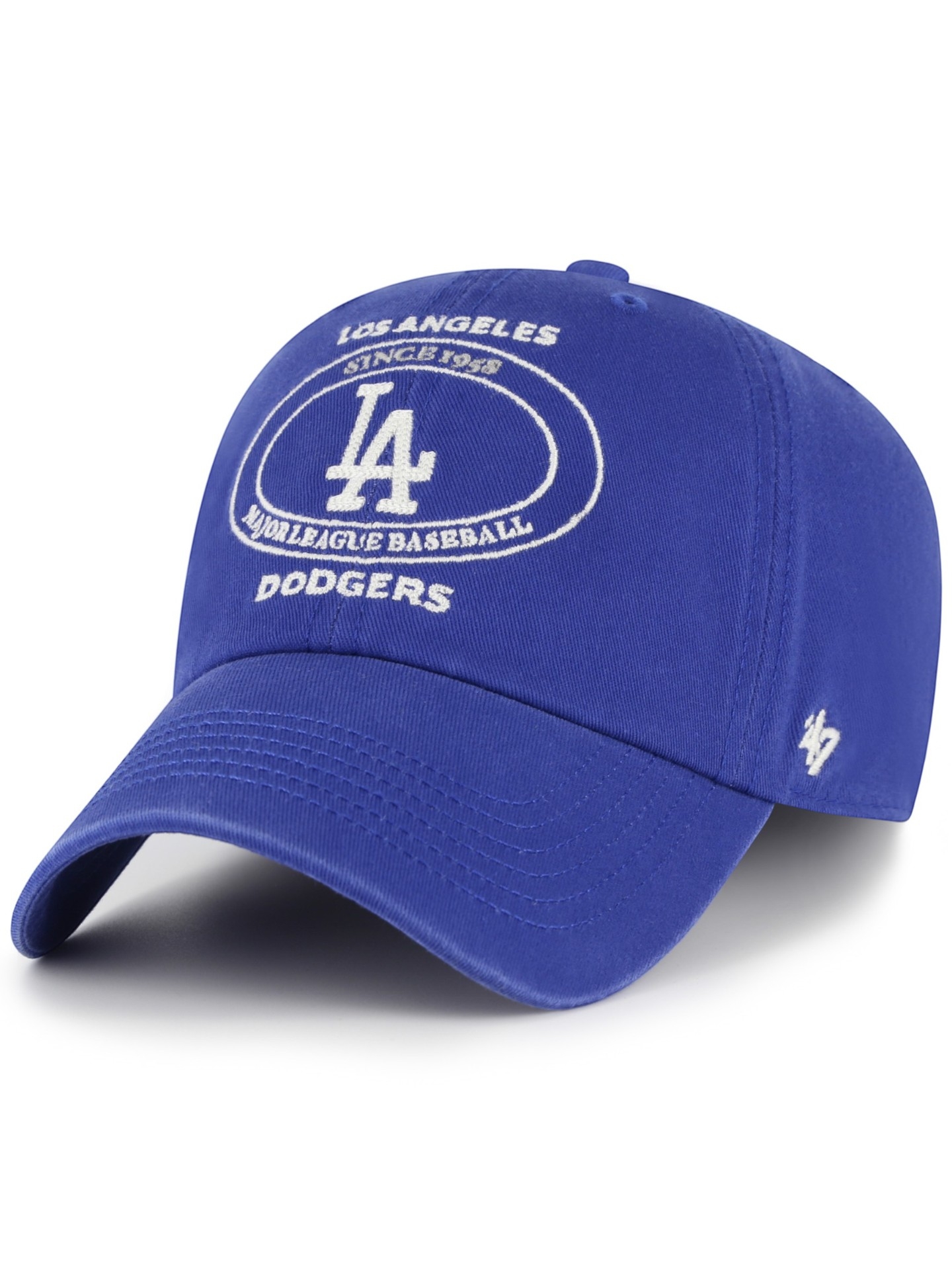 Los Angeles Dodgers Circle Tone Clean Up Adjustable MLB Cap Blau