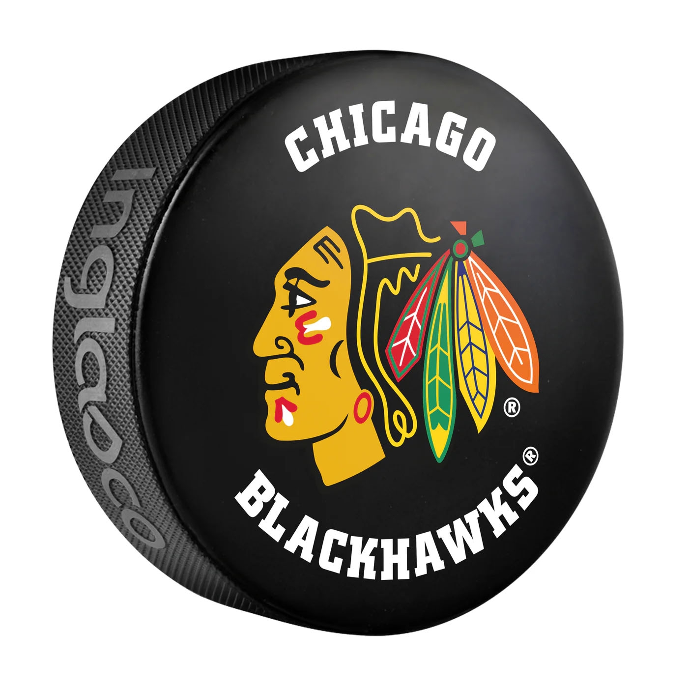 Chicago Blackhawks Logo Souvenir Collector NHL Puck