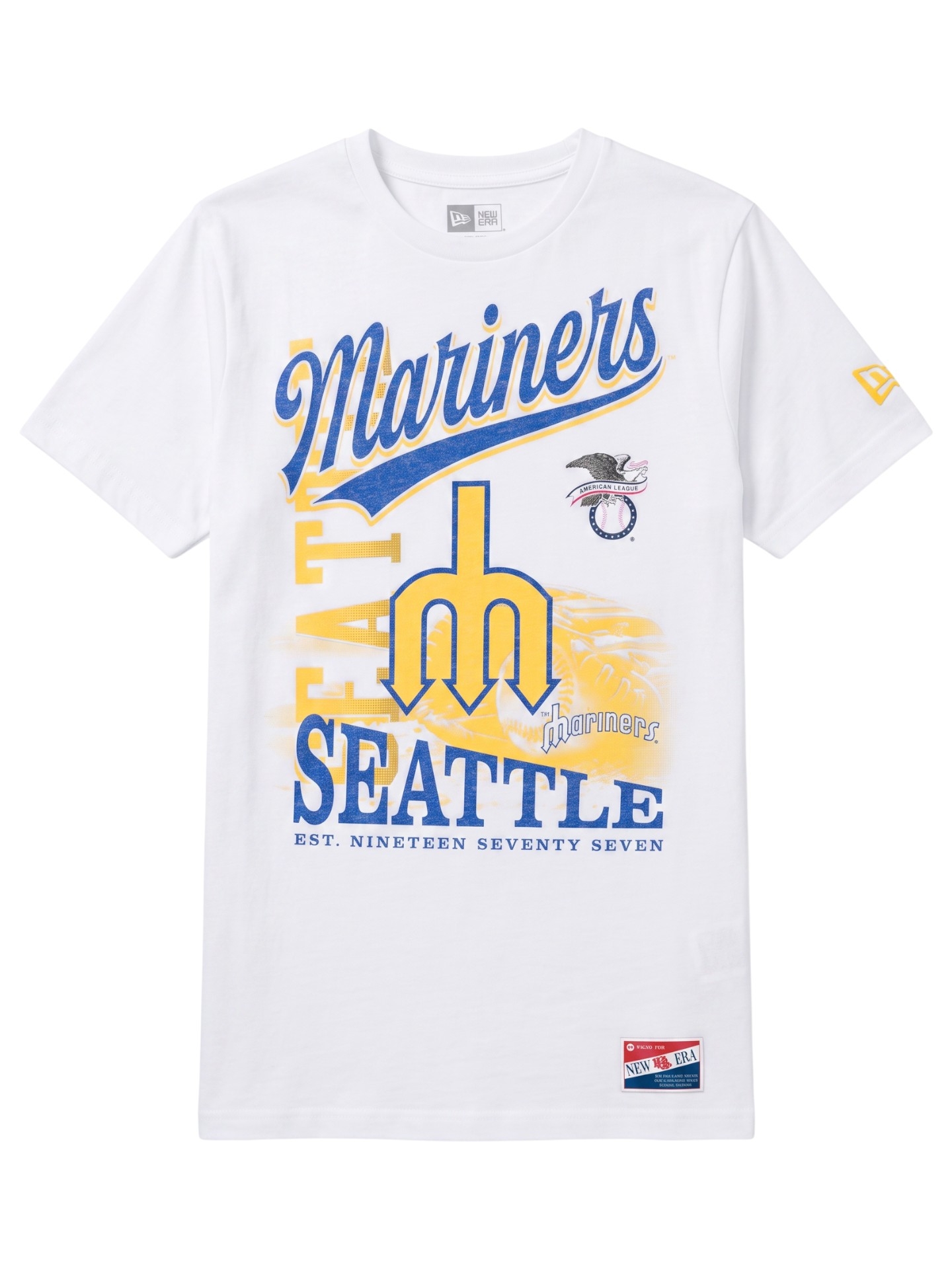 Seattle Mariners Division Oversized MLB T-Shirt Weiß