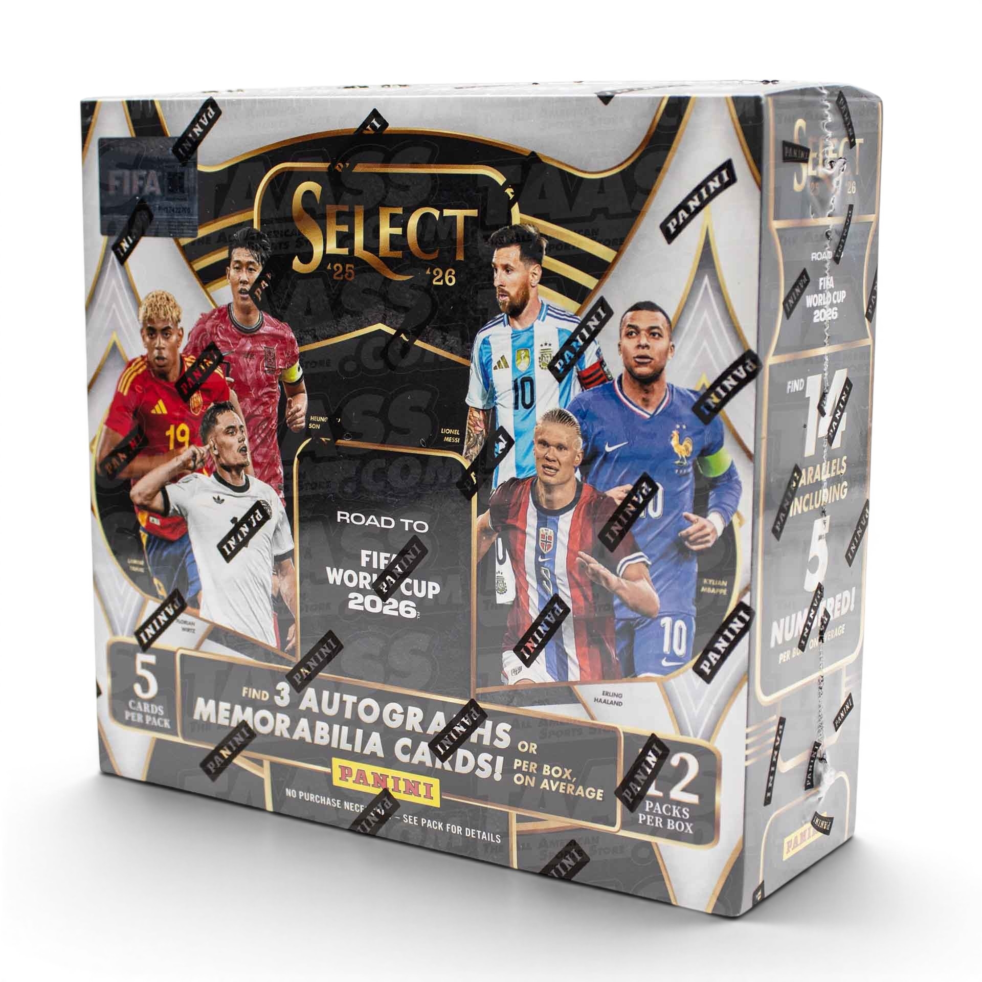 2025/26 Panini Select Road to FIFA World Cup Football Hobby Box