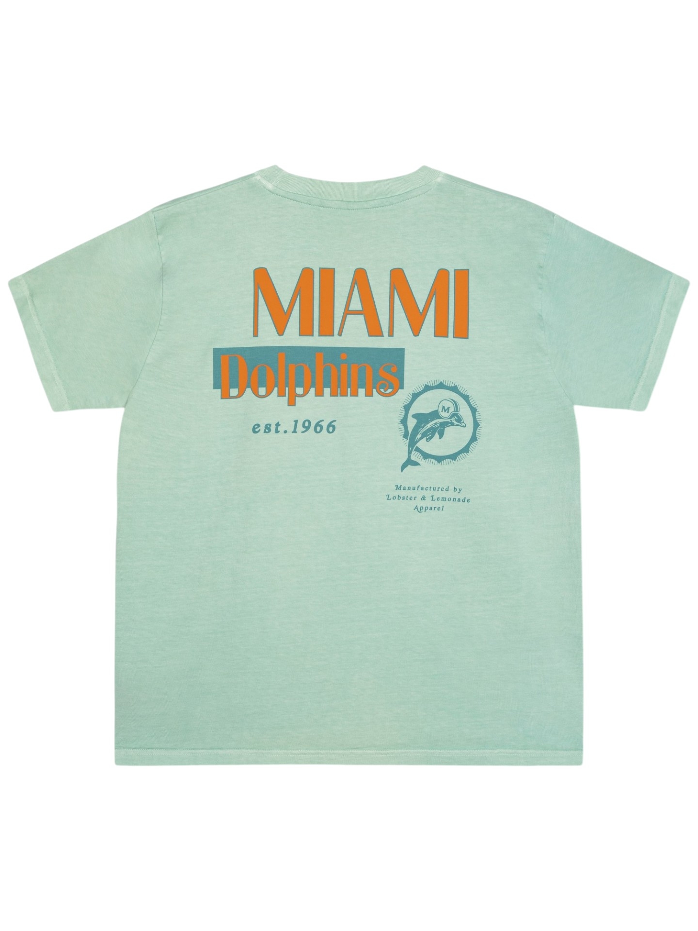 Miami Dolphins L&L '89 Classics NFL T-Shirt Mintgrün