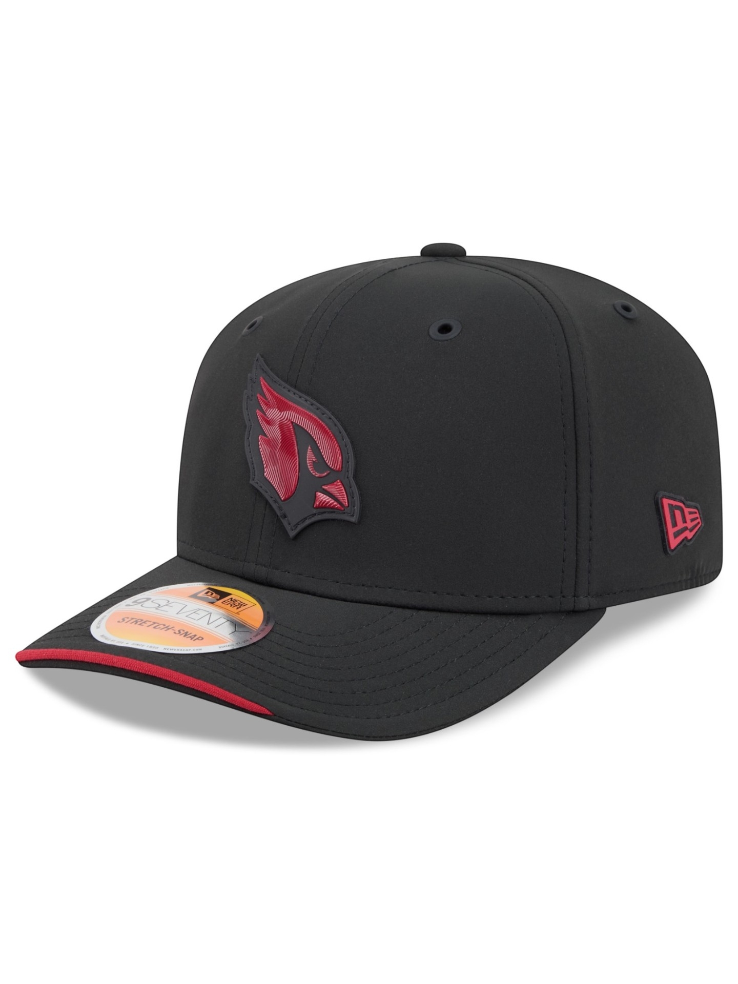 Arizona Cardinals 2026 NFL Sideline 9SEVENTY Stretch-Snap Cap Schwarz