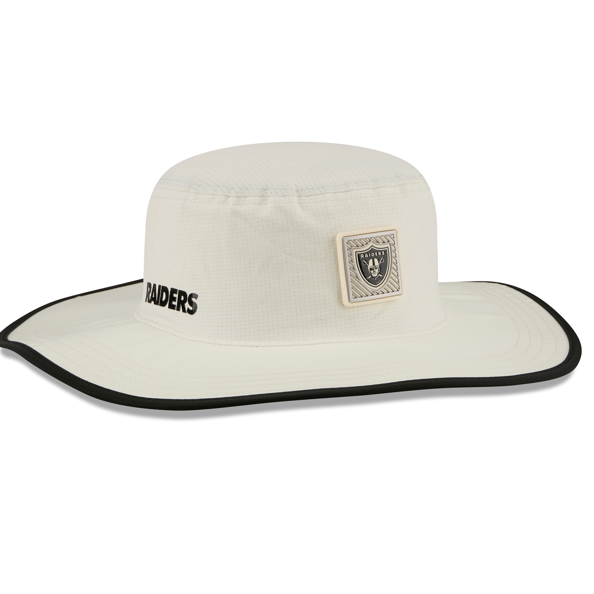 Las Vegas Raiders 2026 NFL Training Camp Panama Flex Bucket Hat Cream/Black