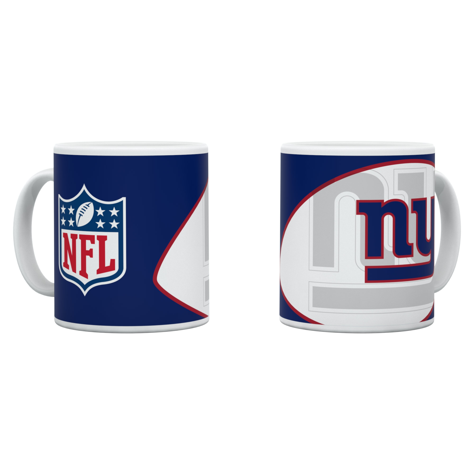 New York Giants Shadow Logo & Shield NFL Becher (330 ml)