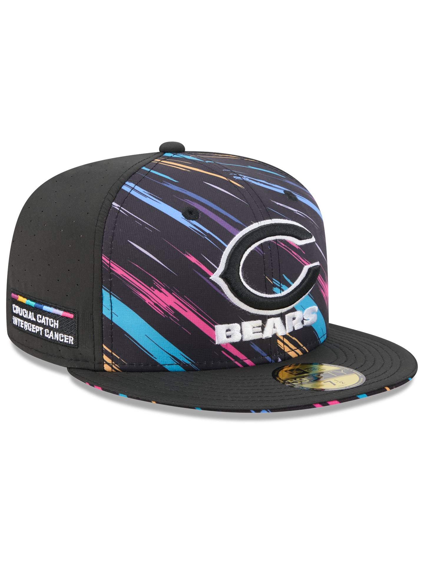 Chicago Bears "C" 2026 NFL Crucial Catch 59FIFTY Fitted Cap