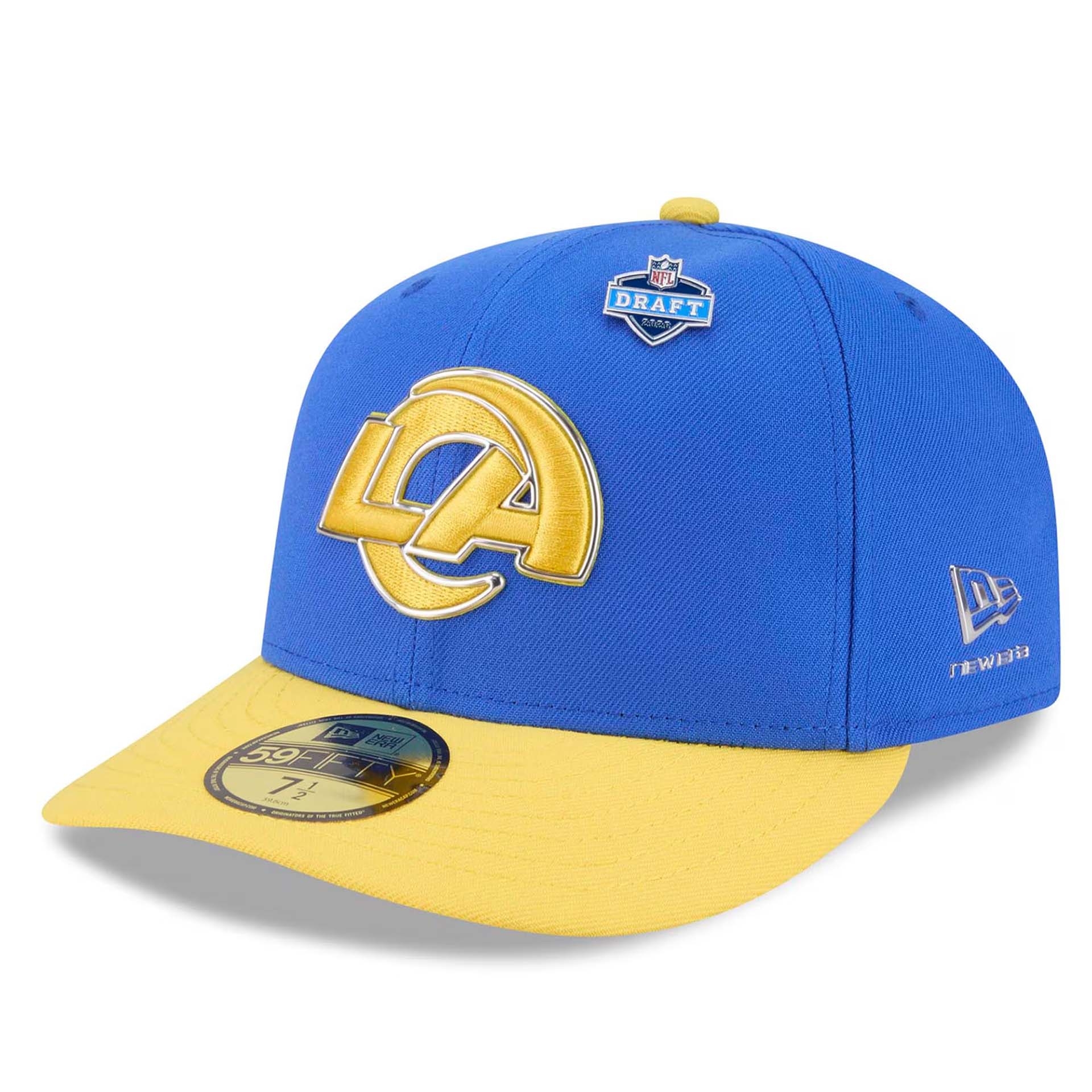Los Angeles Rams 2026 NFL Draft Pre-Curved 59FIFTY Fitted Cap