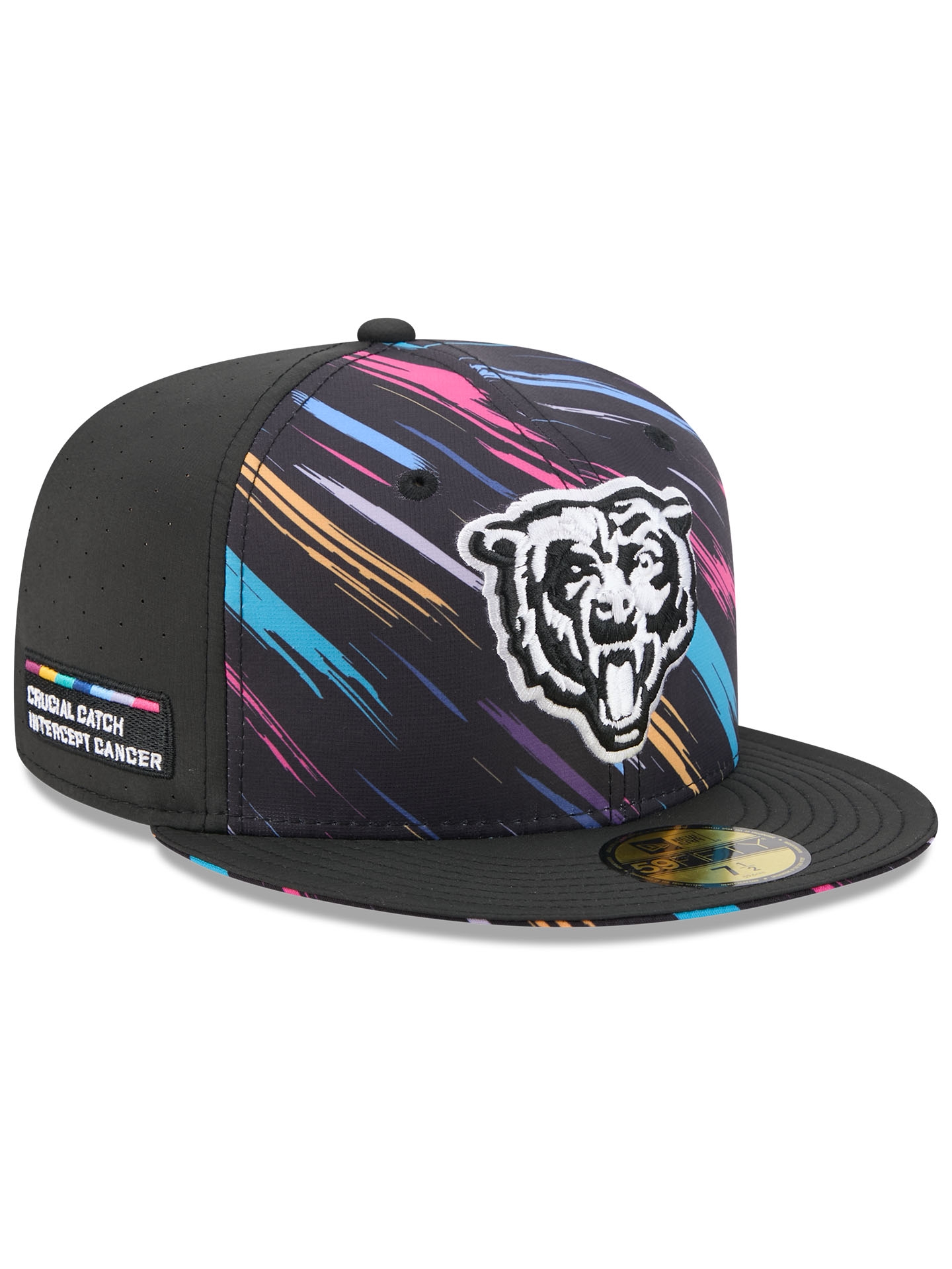Chicago Bears "BEAR" 2026 NFL Crucial Catch 59FIFTY Fitted Cap
