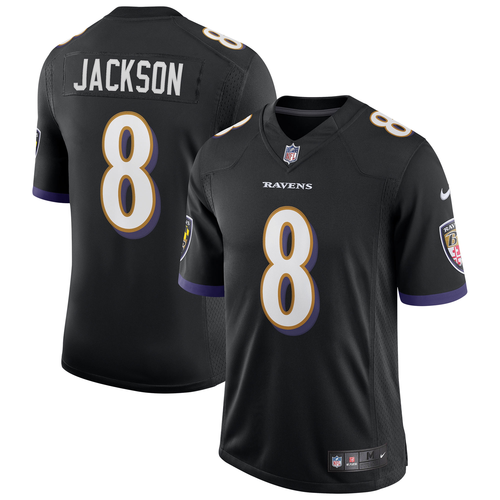 Nike Lamar Jackson #8 Baltimore Ravens 2026 Game NFL Jersey Nike Lamar Jackson #8 Baltimore Ravens 2026 Game NFL Jersey