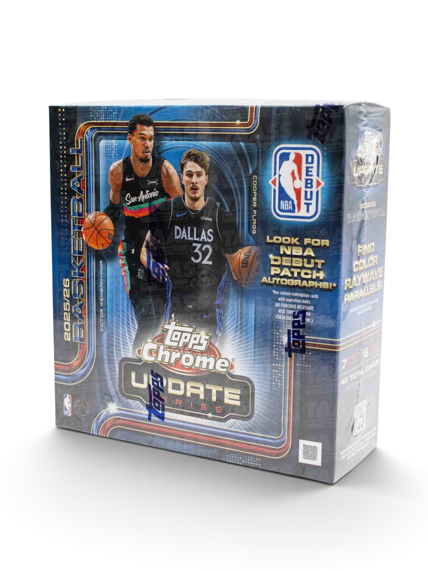 2025/26 Topps Chrome NBA Update Series Basketball Mega Box
