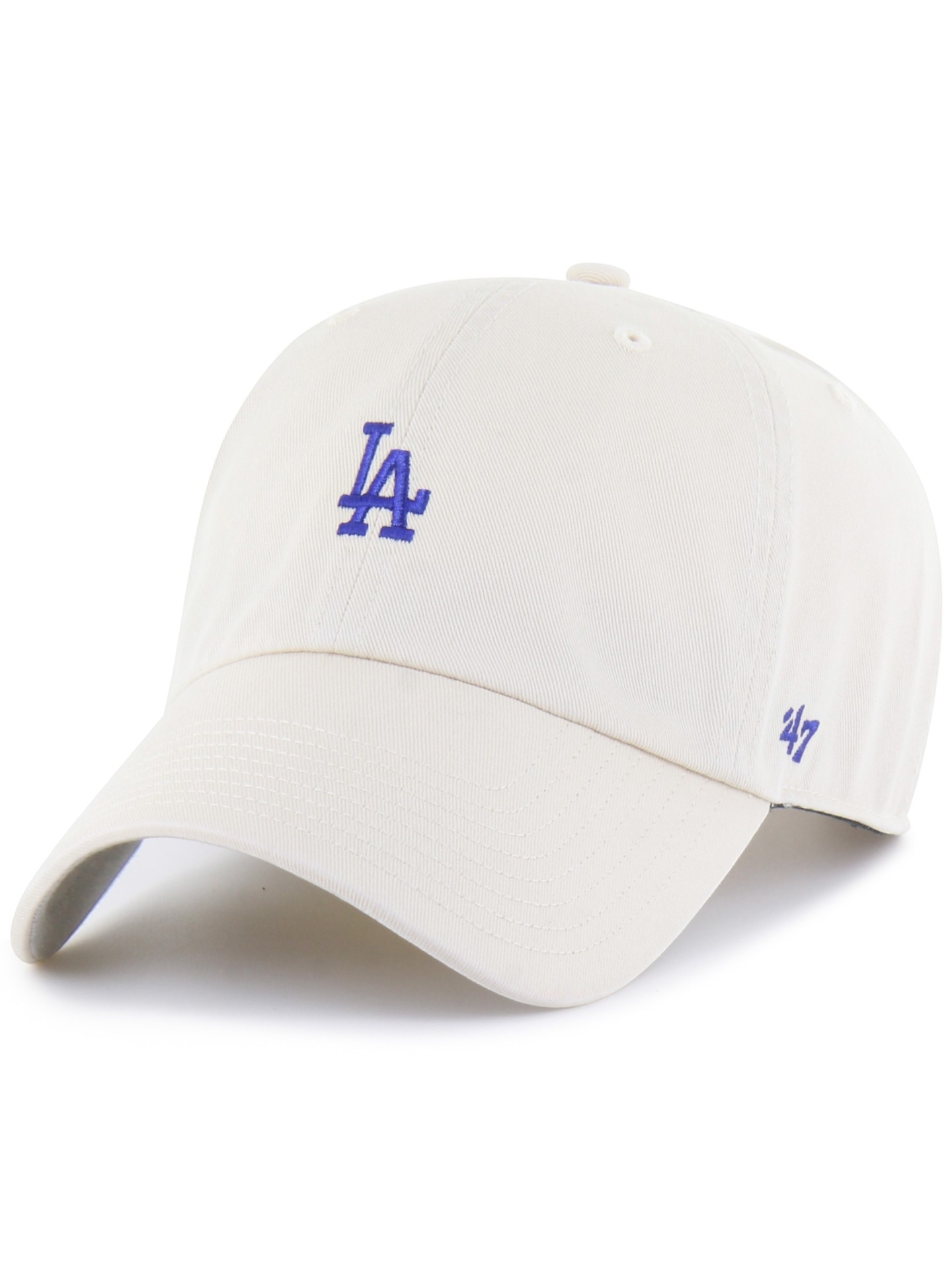 Los Angeles Dodgers Base Runner Clean Up Adjustable MLB Cap Natural
