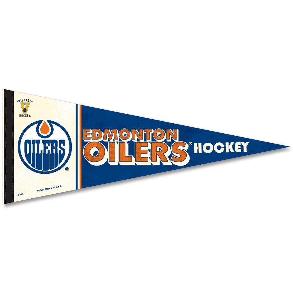 Edmonton Oilers Vintage Premium NHL Pennant