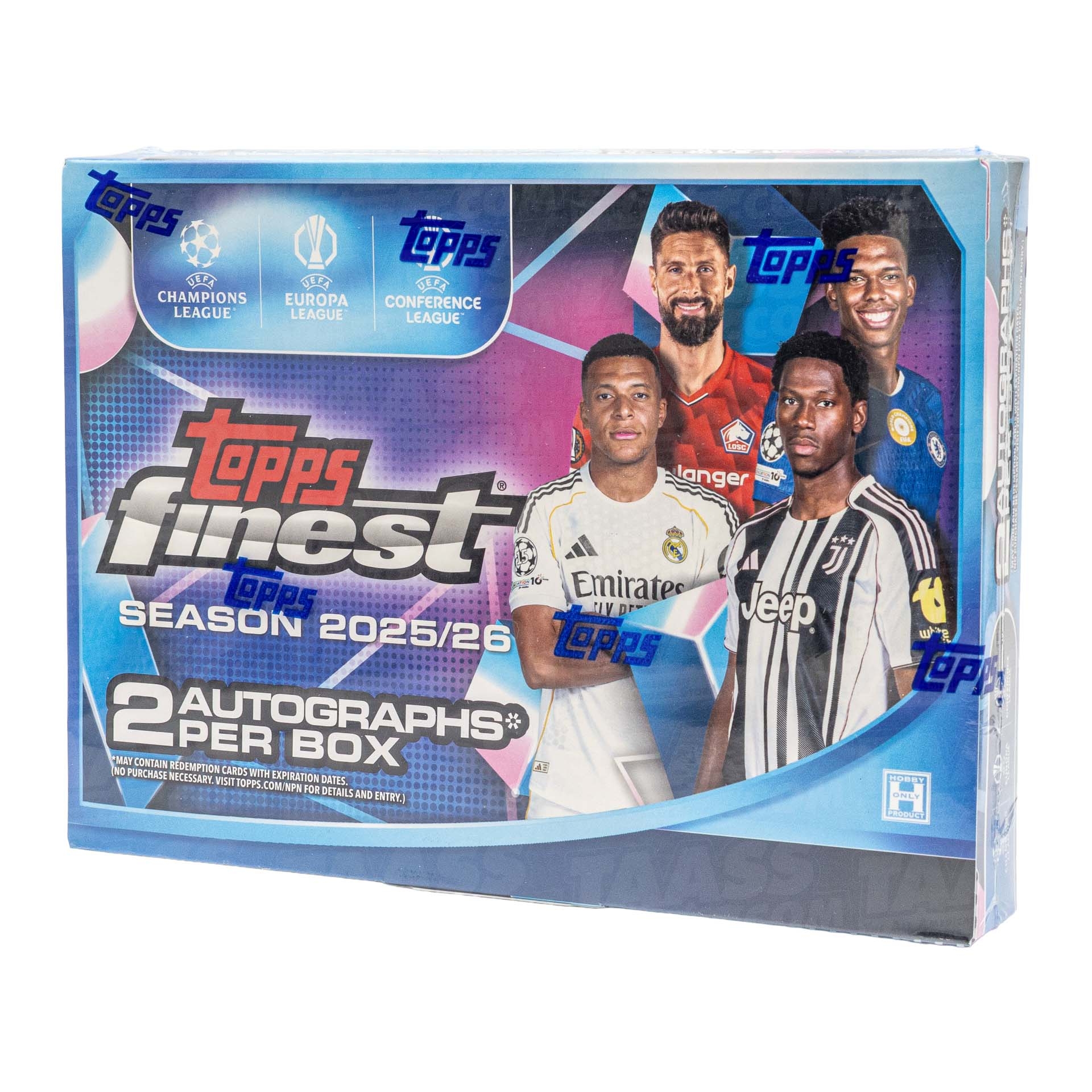 2025/26 Topps Finest UEFA Club Competitions Football Hobby Box