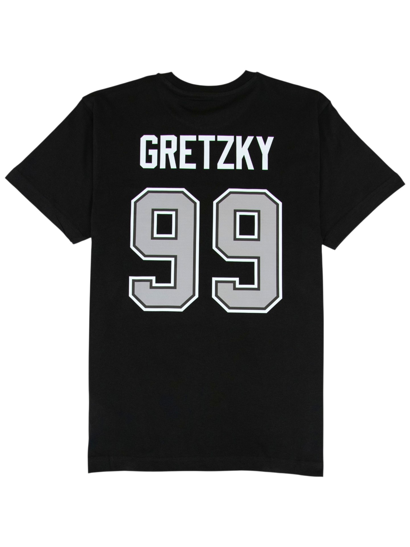 Wayne Gretzky #99 Los Angeles Kings Wordmark Player NHL T-Shirt Schwarz