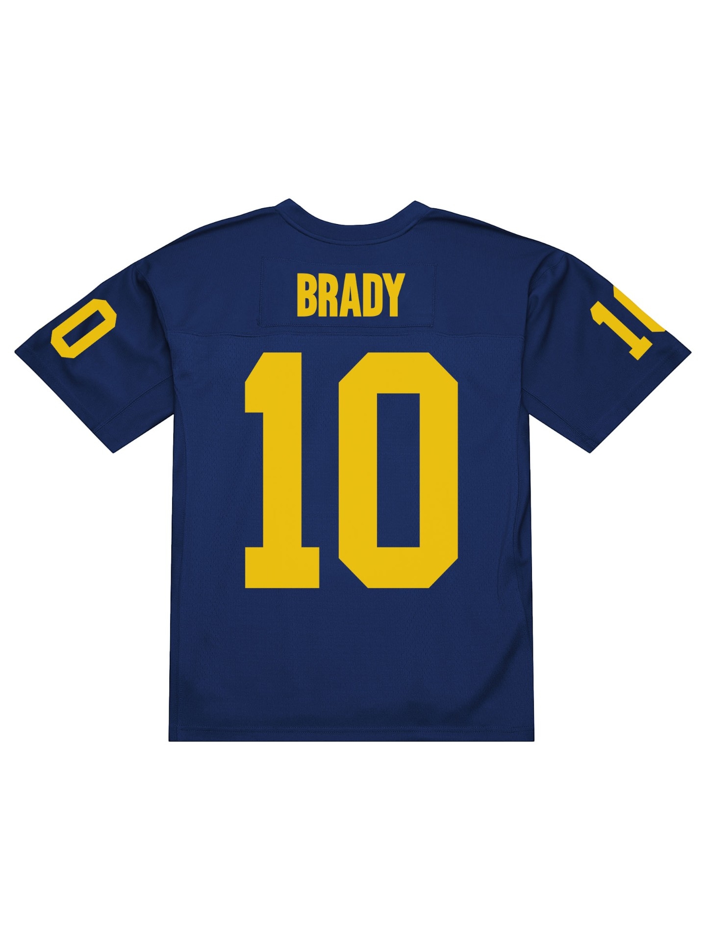 Tom Brady #10 Michigan Wolverines 1999 Legacy NCAA Trikot Navy