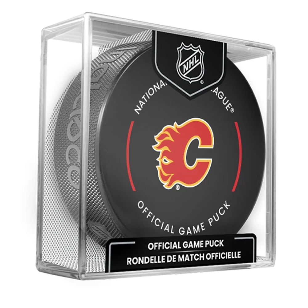 Calgary Flames 2025-26 NHL Official Game Puck