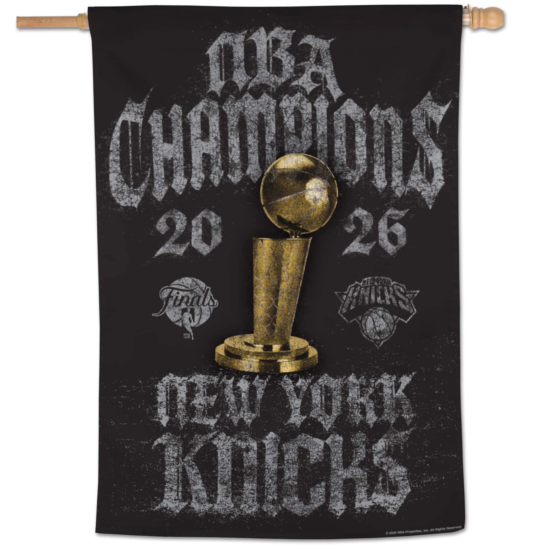New York Knicks 2026 NBA Champions Banner Fahne