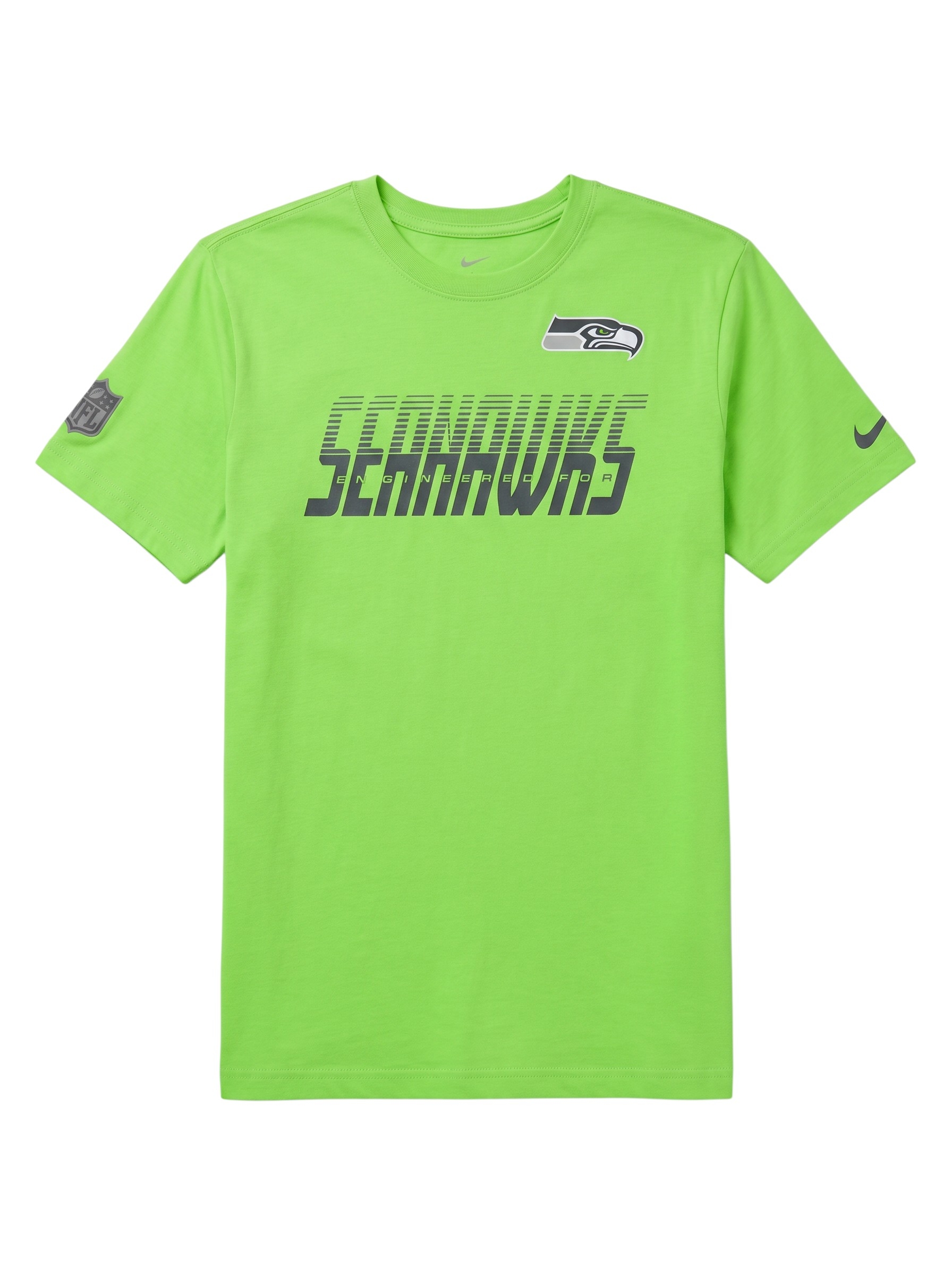 Seattle Seahawks 2026 NFL Sideline Team Issue Dri-Fit T-Shirt Grün