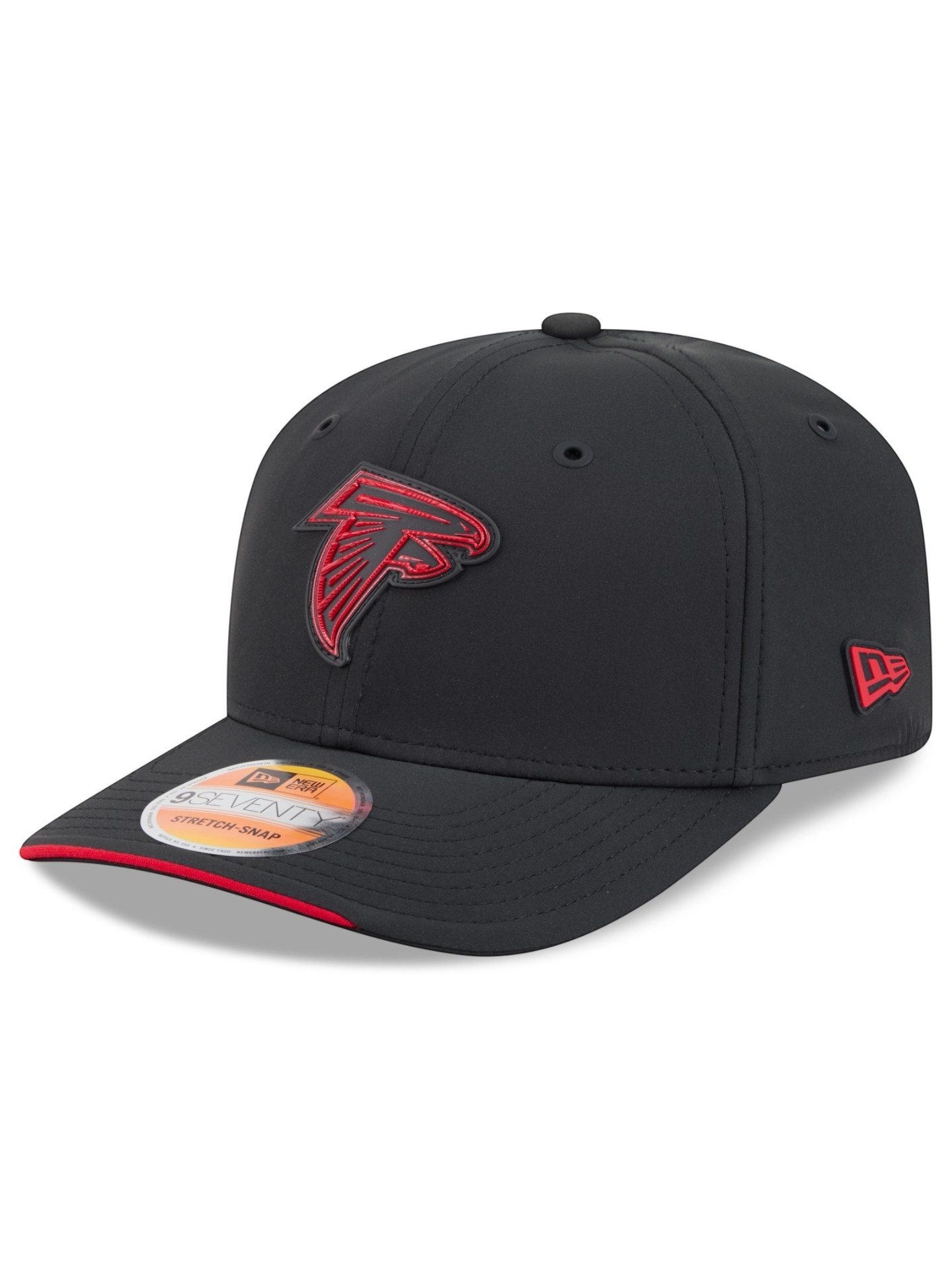 Atlanta Falcons 2026 NFL Sideline 9SEVENTY Stretch-Snap Cap Black