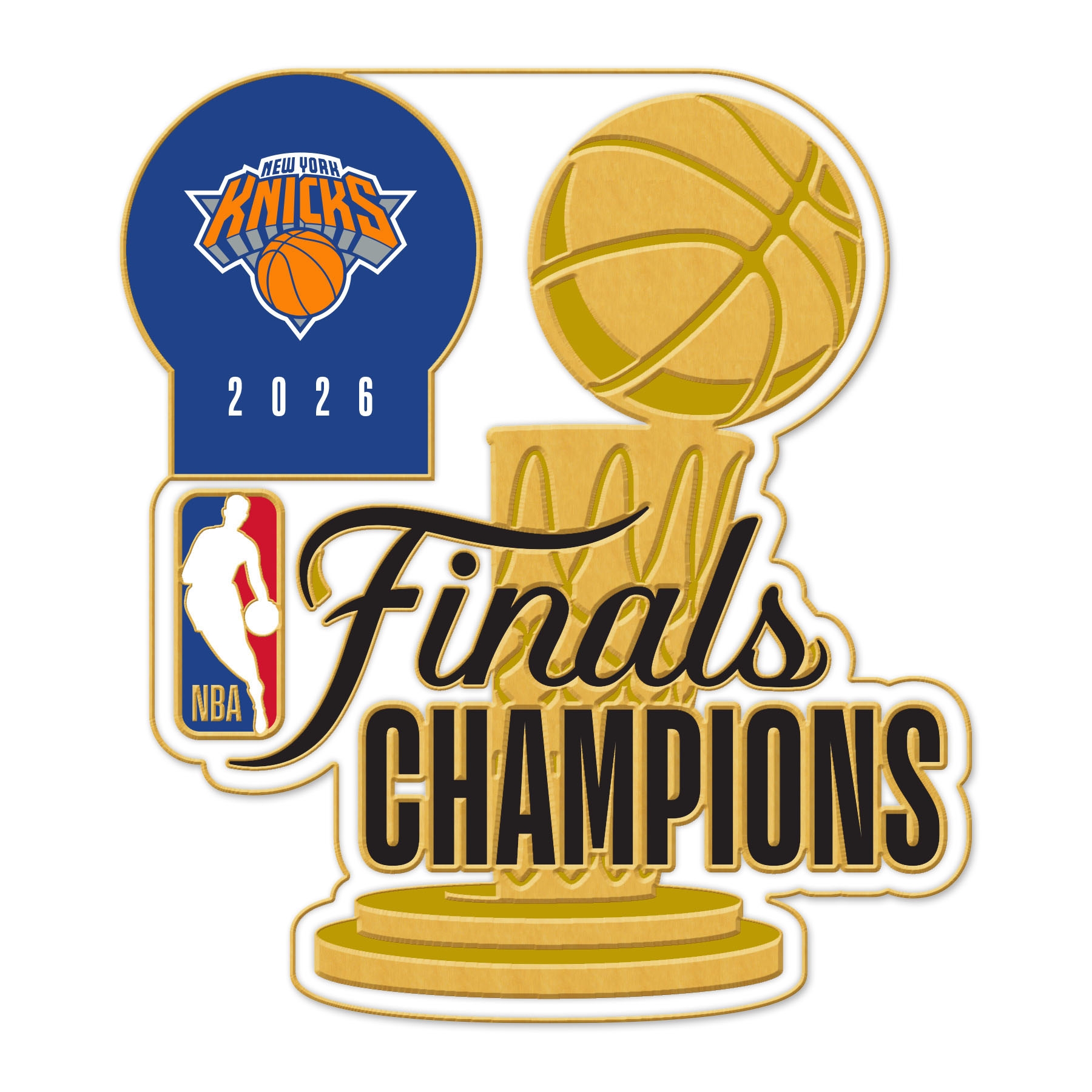 New York Knicks 2026 NBA Champions Pin Anstecknadel