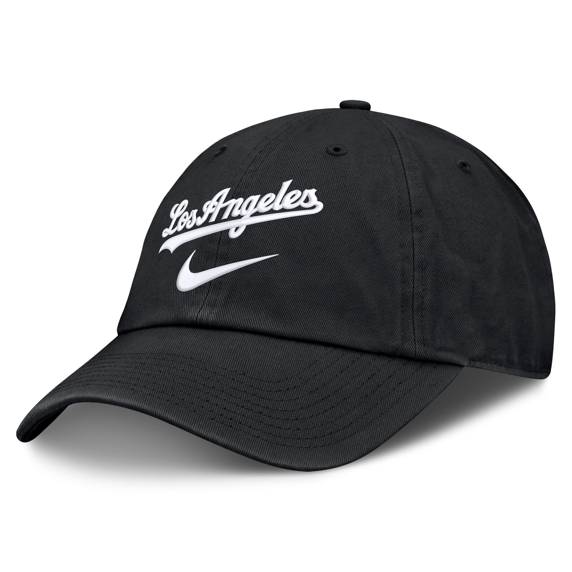 Los Angeles Dodgers Prime Time Club Adjustable Cap Schwarz