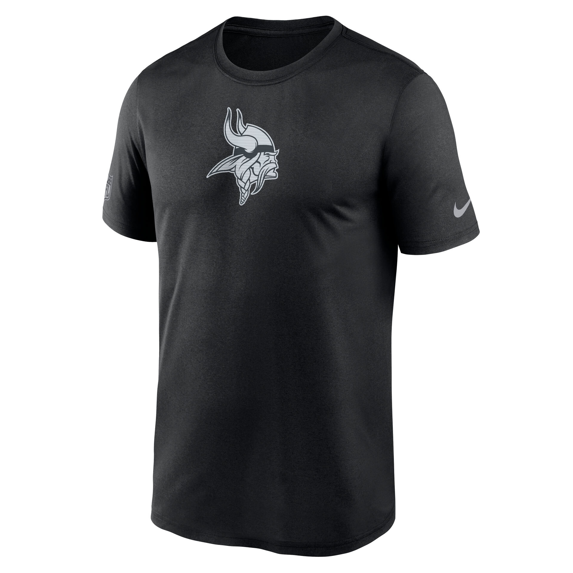 Minnesota Vikings 2026 NFL Sideline Lead The Charge Legend T-Shirt Schwarz