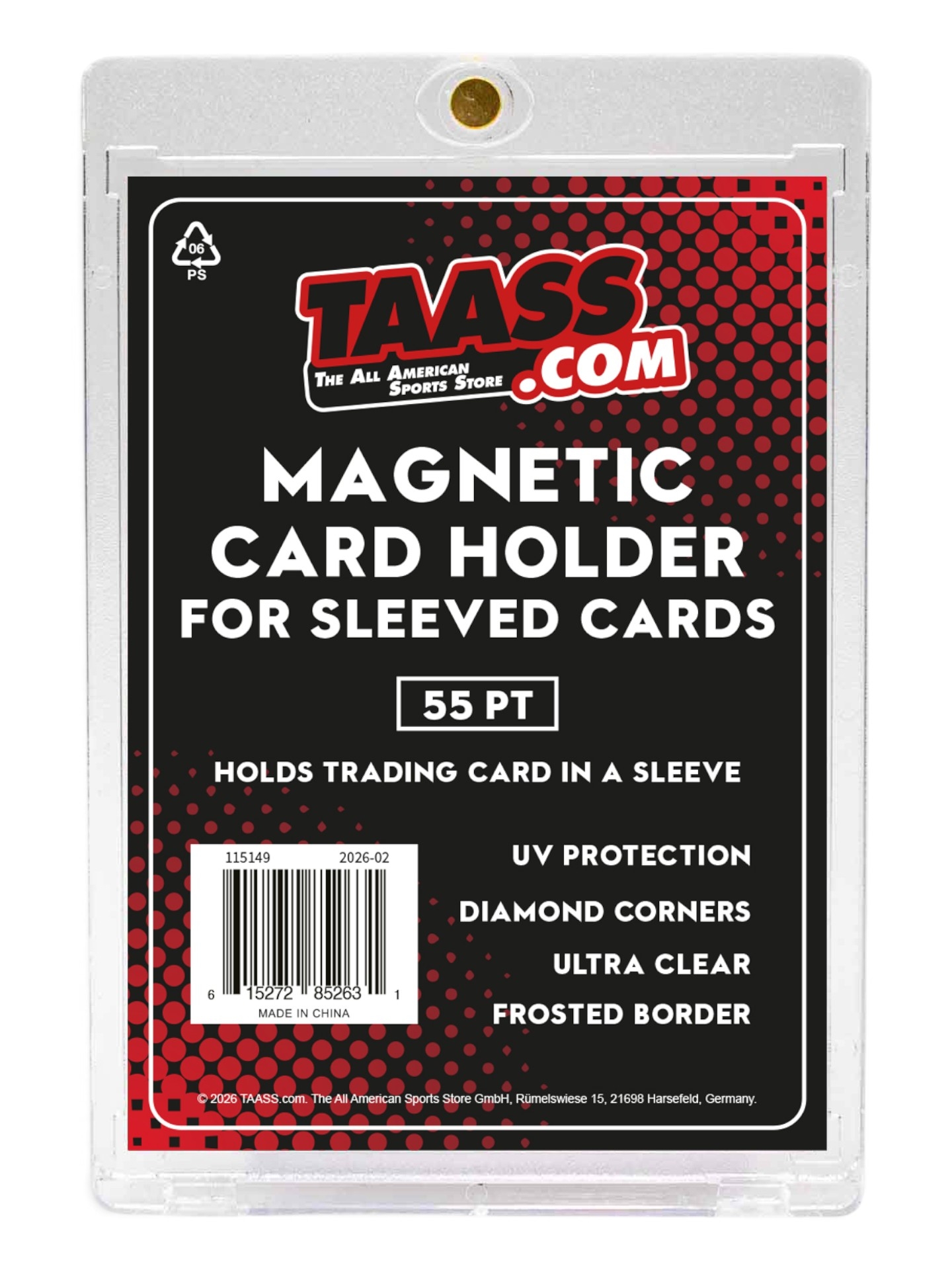 Magnetic Sleeved Card Holder - 55 pt