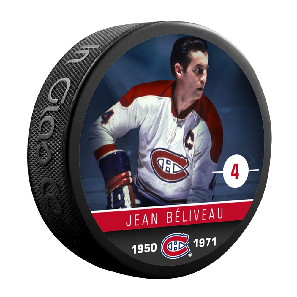 Jean Béliveau Montreal Canadiens Alumni NHL Puck