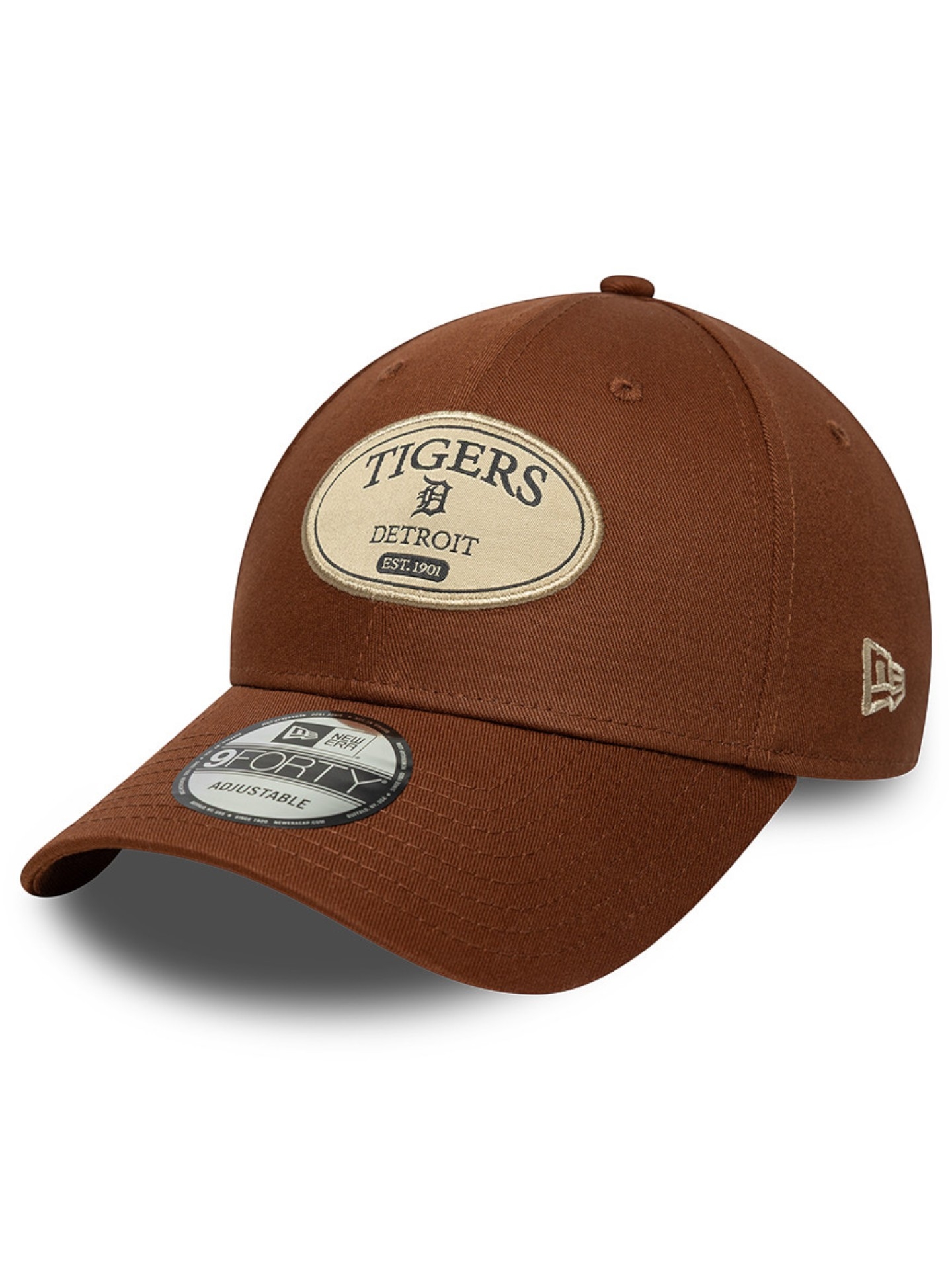 Detroit Tigers Patch 9FORTY Adjustable Cap Braun
