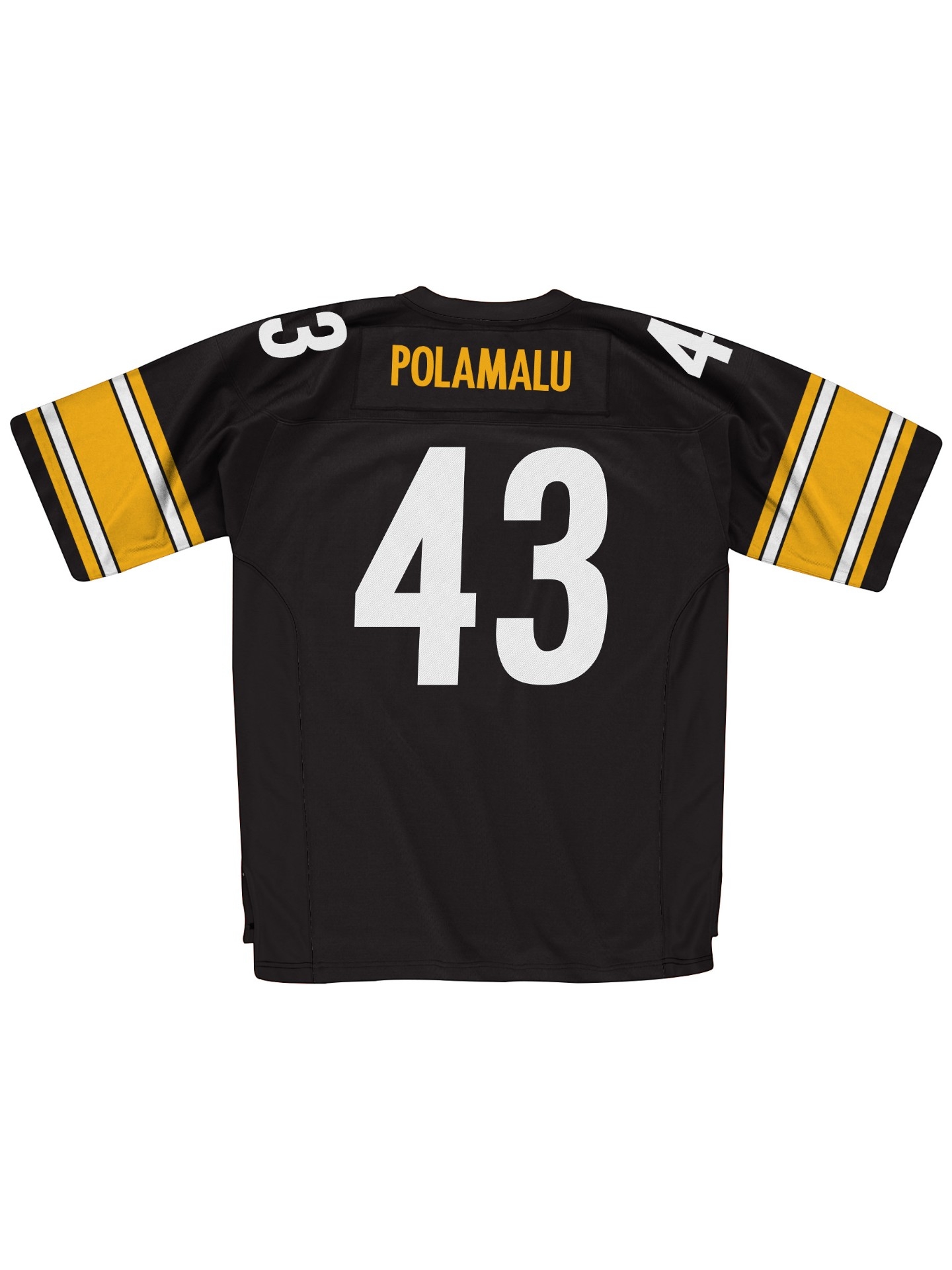 Troy Polamalu #43 Pittsburgh Steelers Legacy Throwback NFL Trikot Schwarz