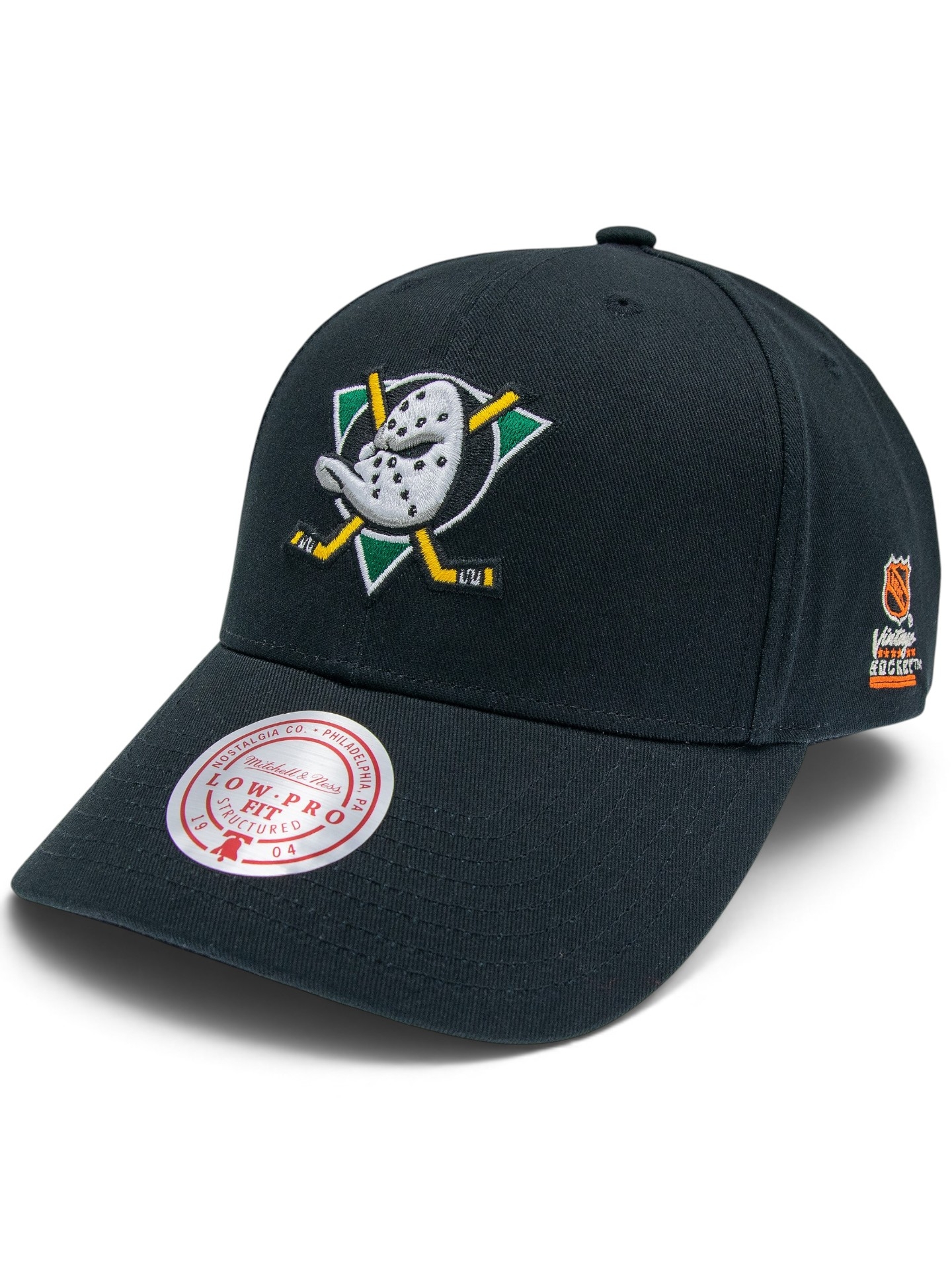 Anaheim Ducks Vintage Hockey Low Pro Snapback NHL Cap Black