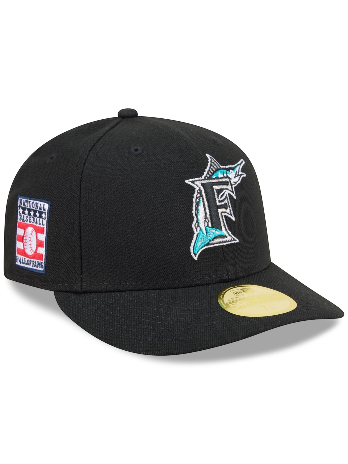 Florida Marlins 2026 MLB Hall of Fame Low Profile 59FIFTY Fitted Cap Schwarz