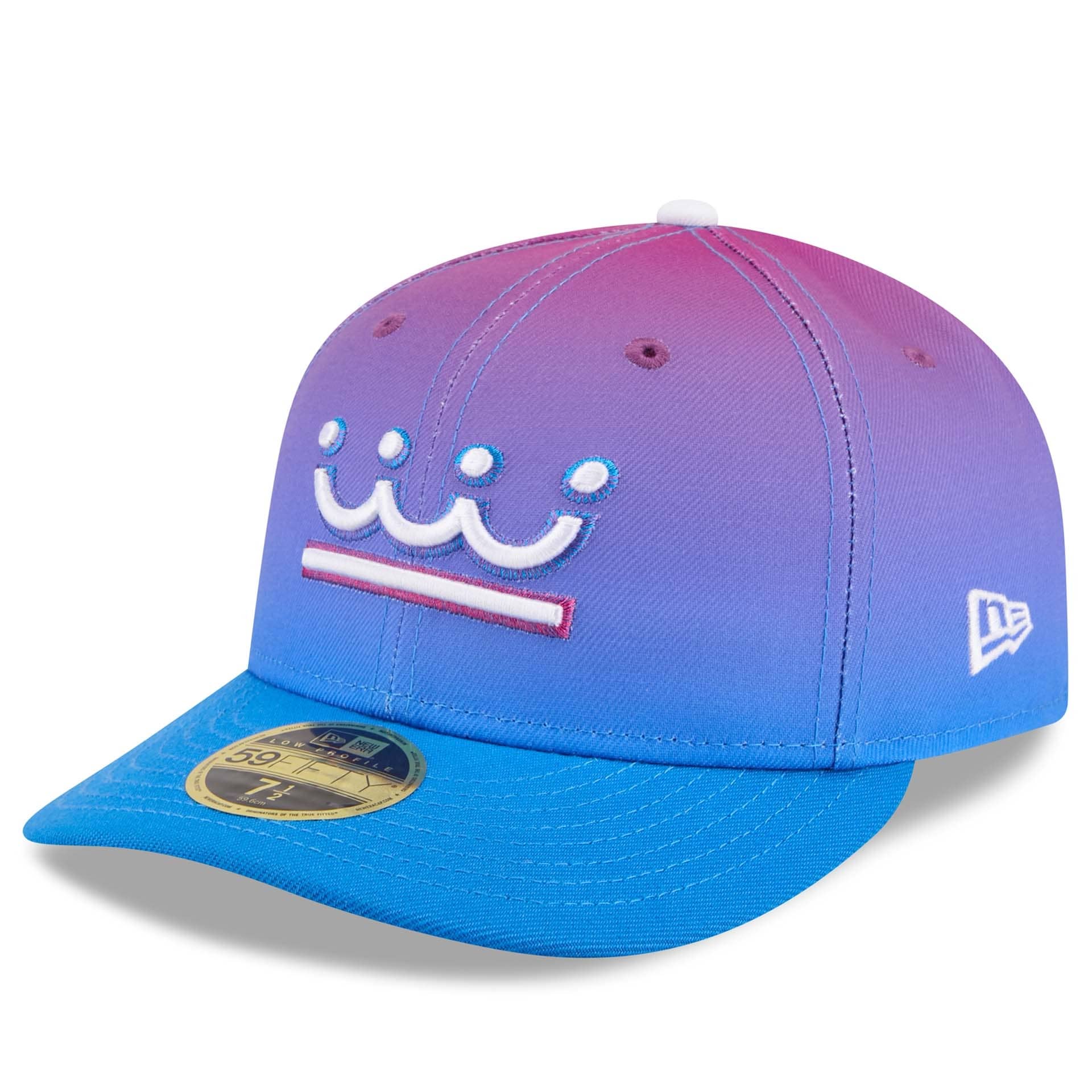 Kansas City Royals MLB Authentic City Connect Low Profile 59FIFTY Fitted Cap Lila