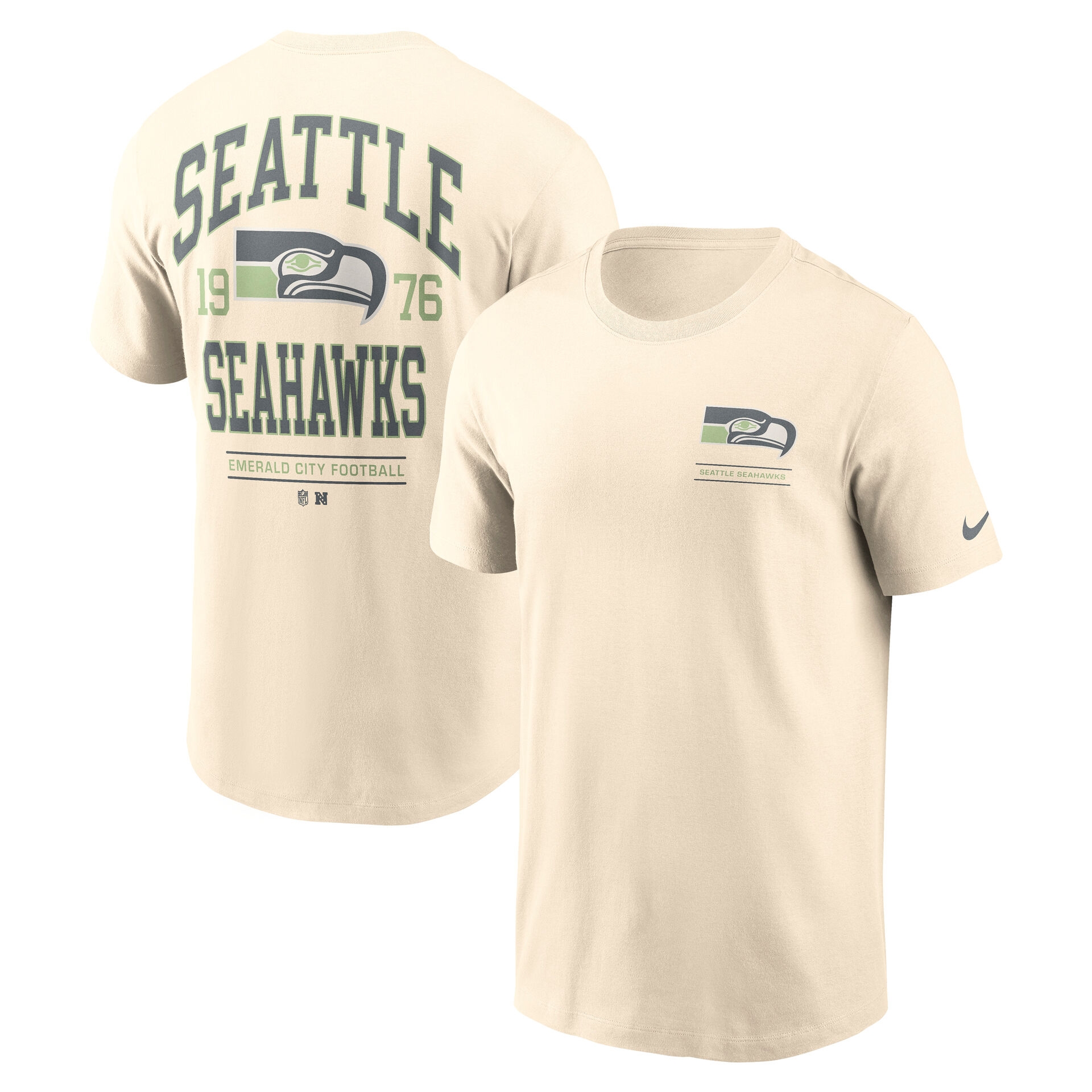 Seattle Seahawks Freestyle Essential NFL T-Shirt Natural