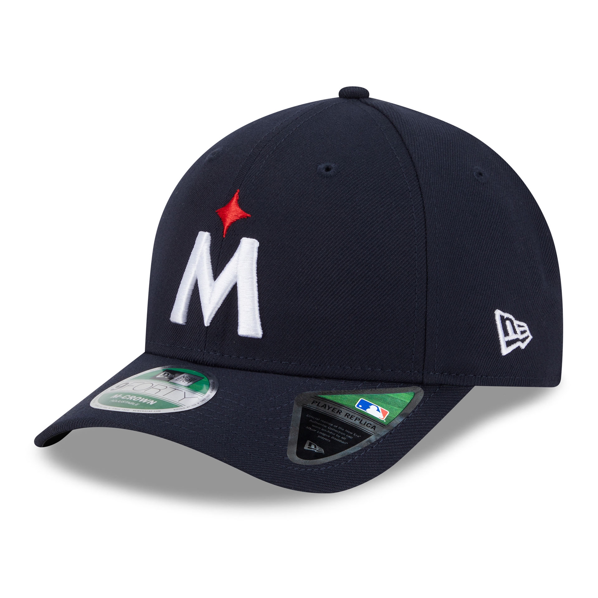 Minnesota Twins MLB Player Replica 9FORTY M-Crown Snapback Cap Road