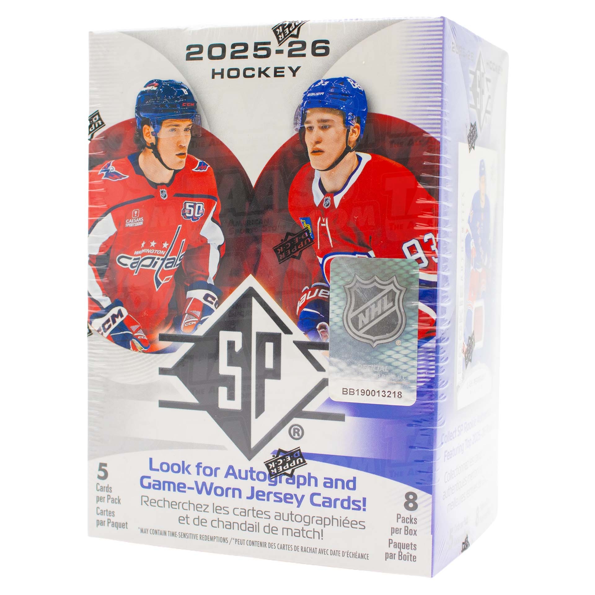 2025/26 Upper Deck SP Hockey Blaster Box
