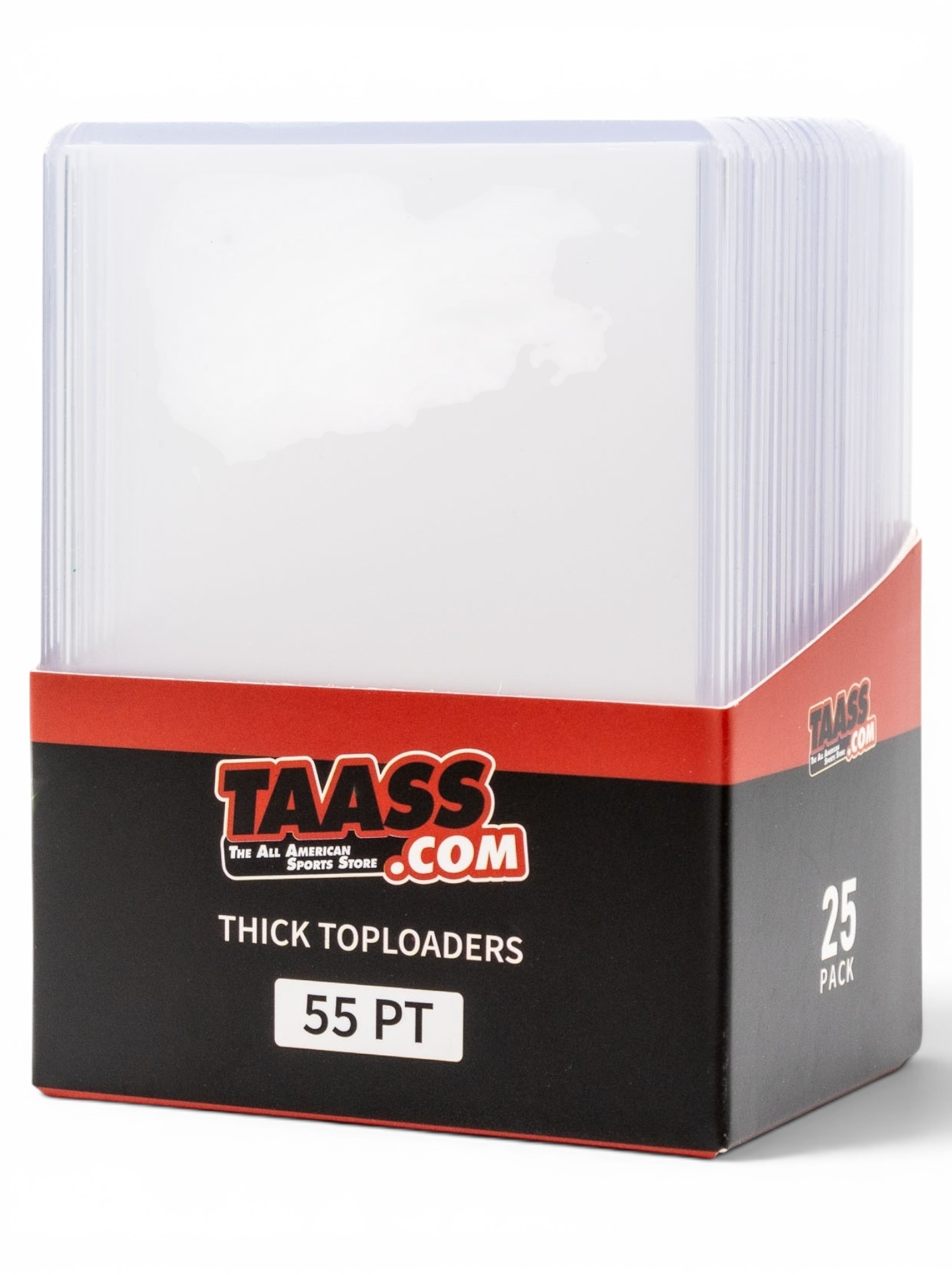 Toploaders 3 x 4" Thick - 55 pt (25/Pack)