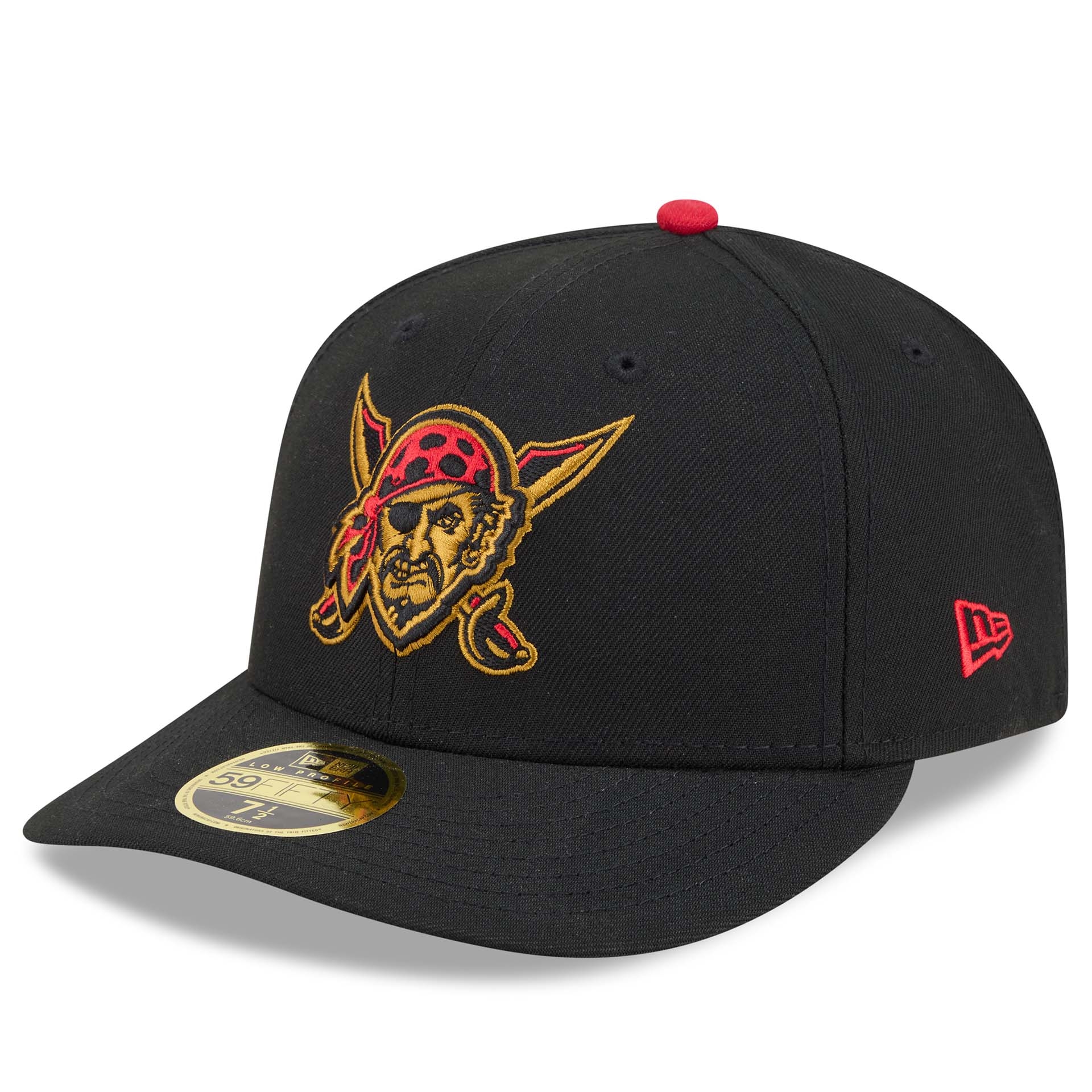 Pittsburgh Pirates MLB Authentic City Connect Low Profile 59FIFTY Fitted ALT Cap Schwarz
