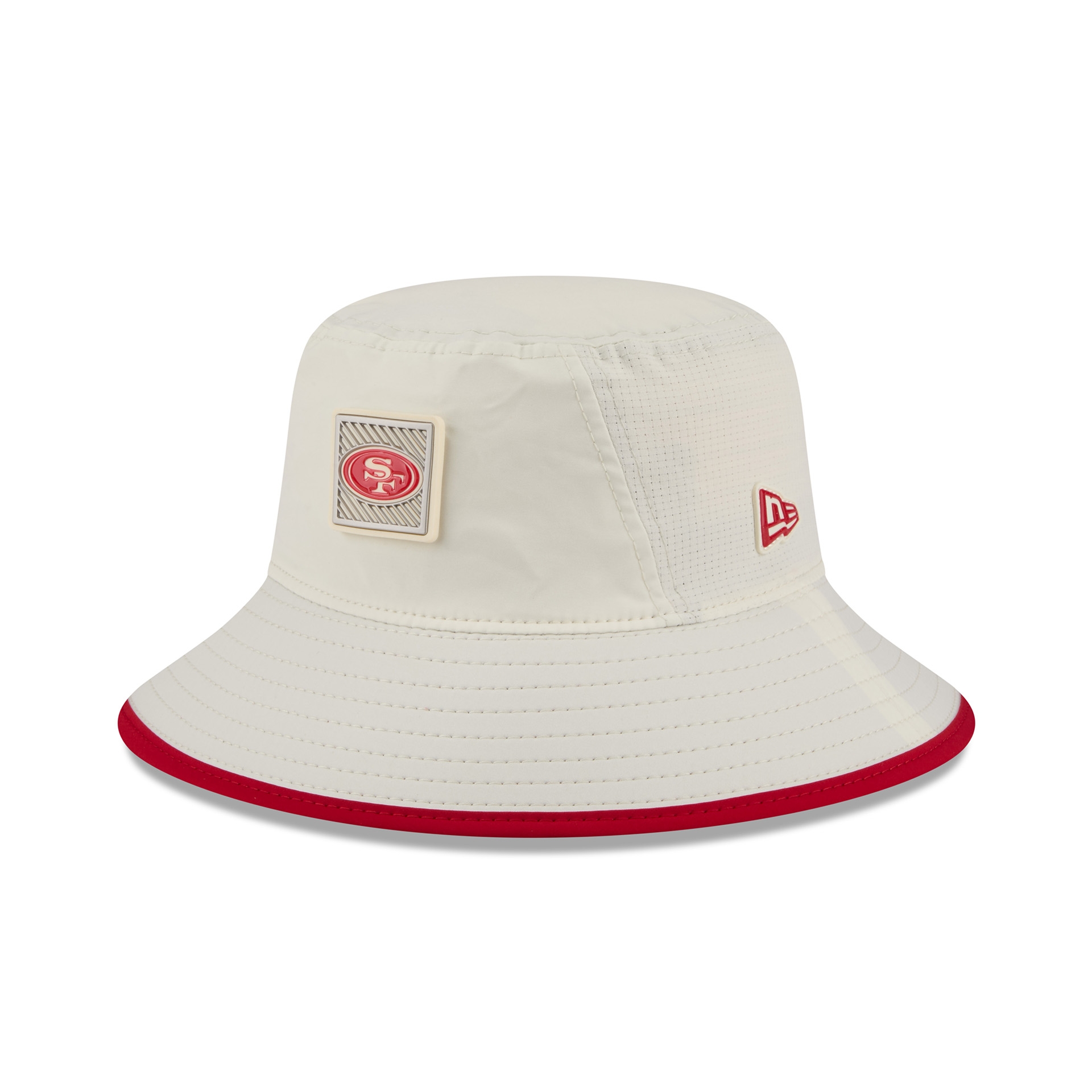 San Francisco 49ers 2026 NFL Training Camp Stretch Bucket Hat Cream/Rot