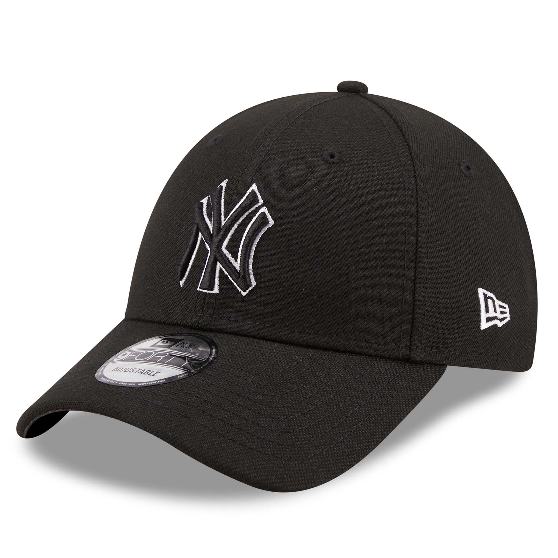 New York Yankees Pop Outline 9FORTY MLB Cap Schwarz